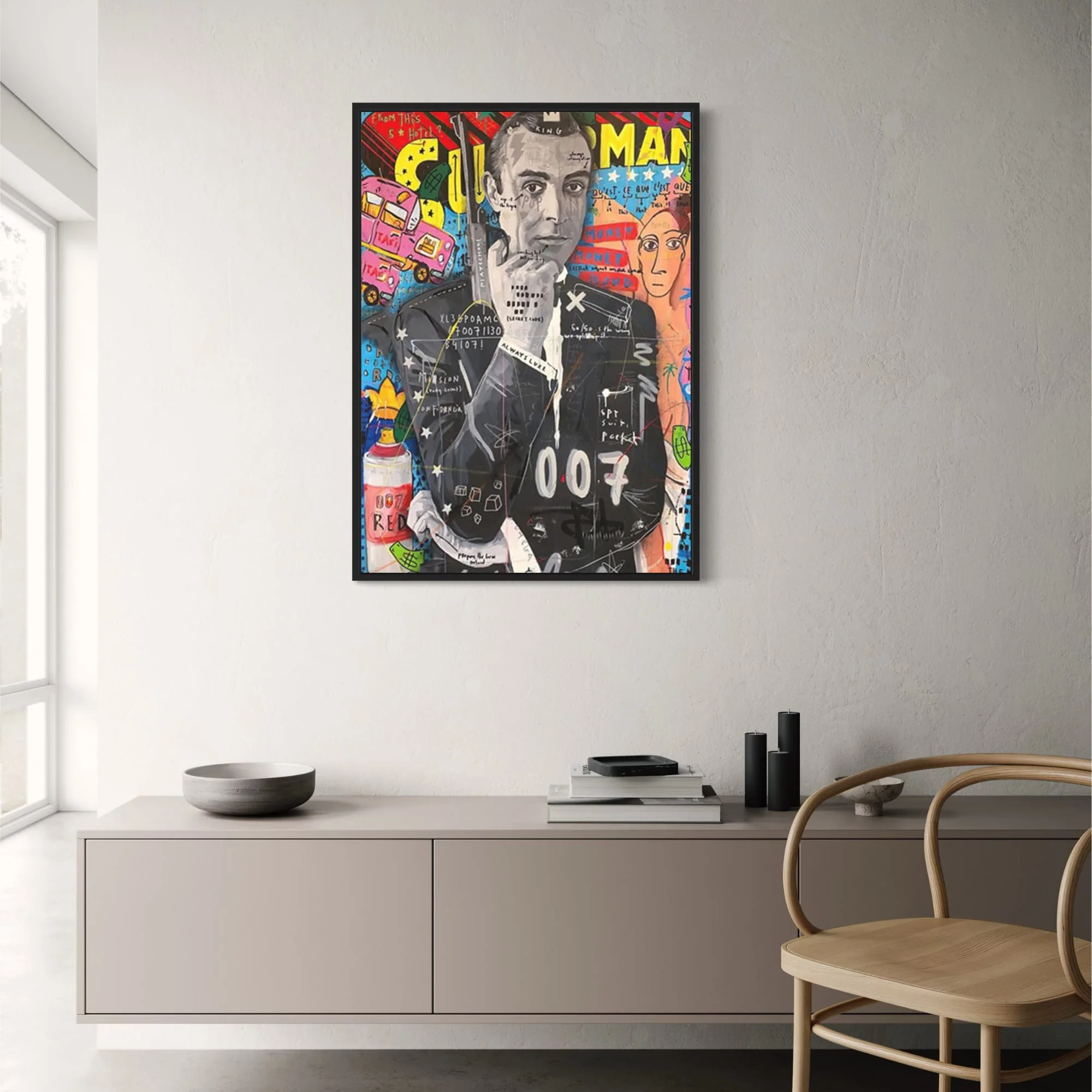 Sean Connery | James Bond Graffiti Portrait - Image 2
