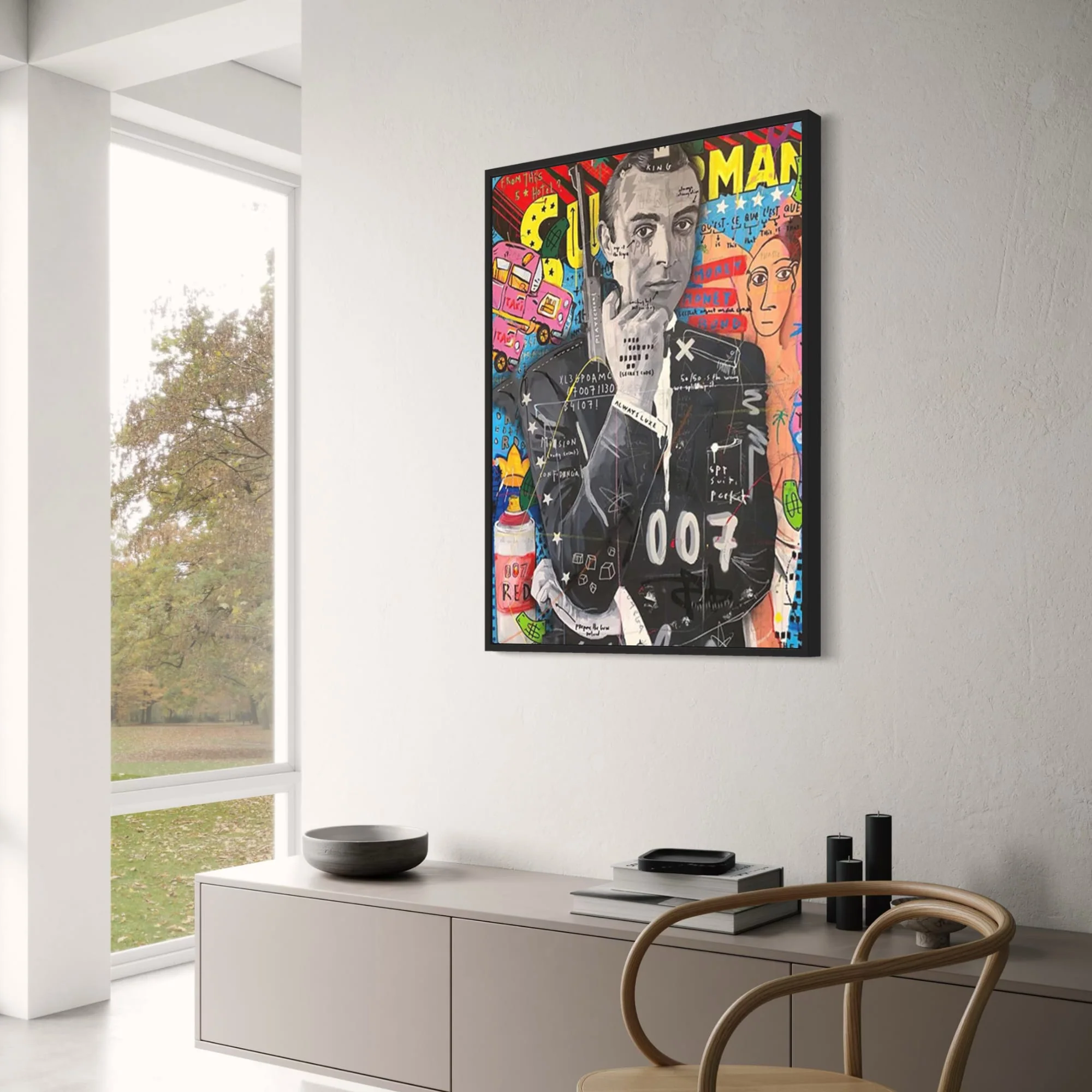 Sean Connery | James Bond Graffiti Portrait - Image 3