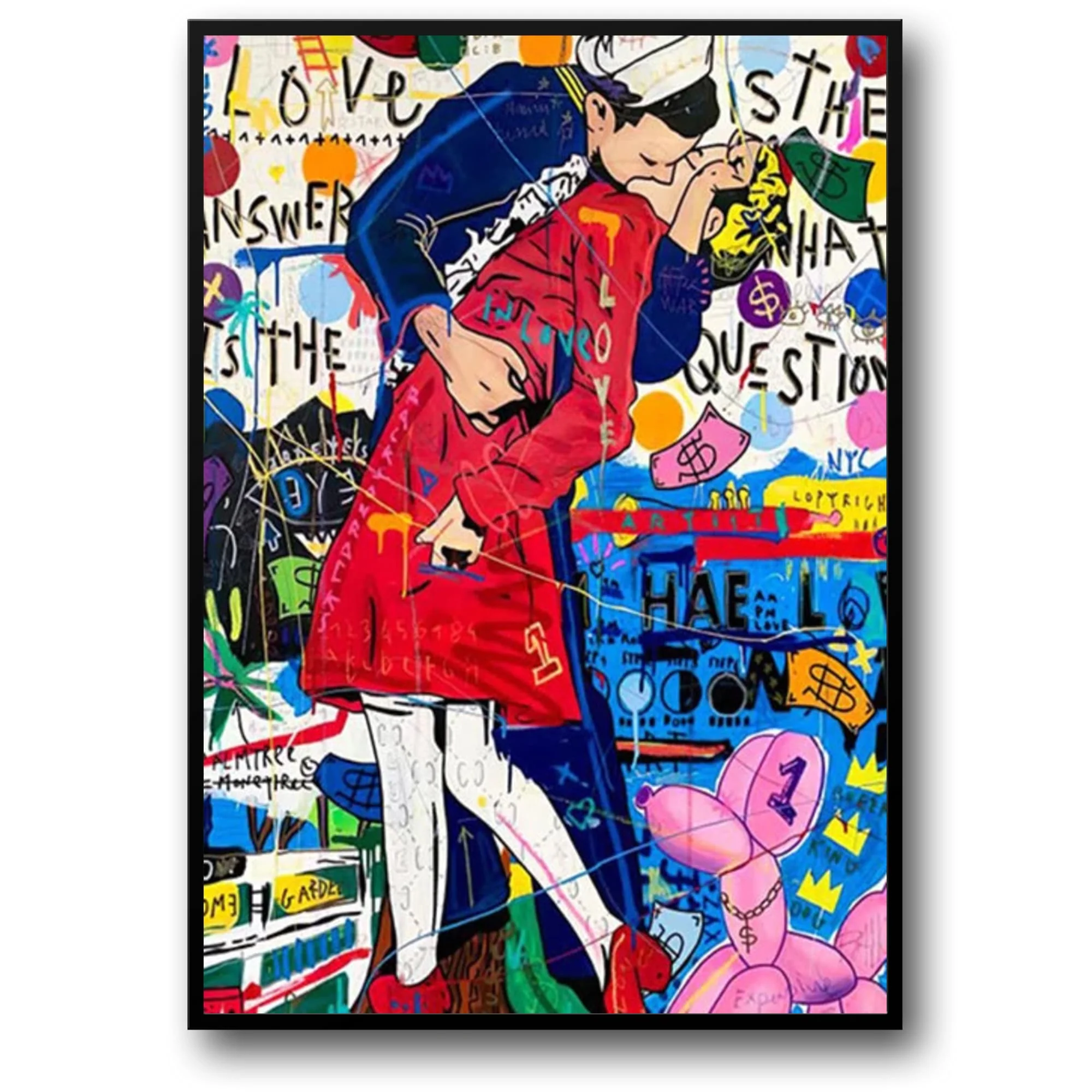 Abstract Queen Portrait | Street Pop Graffiti