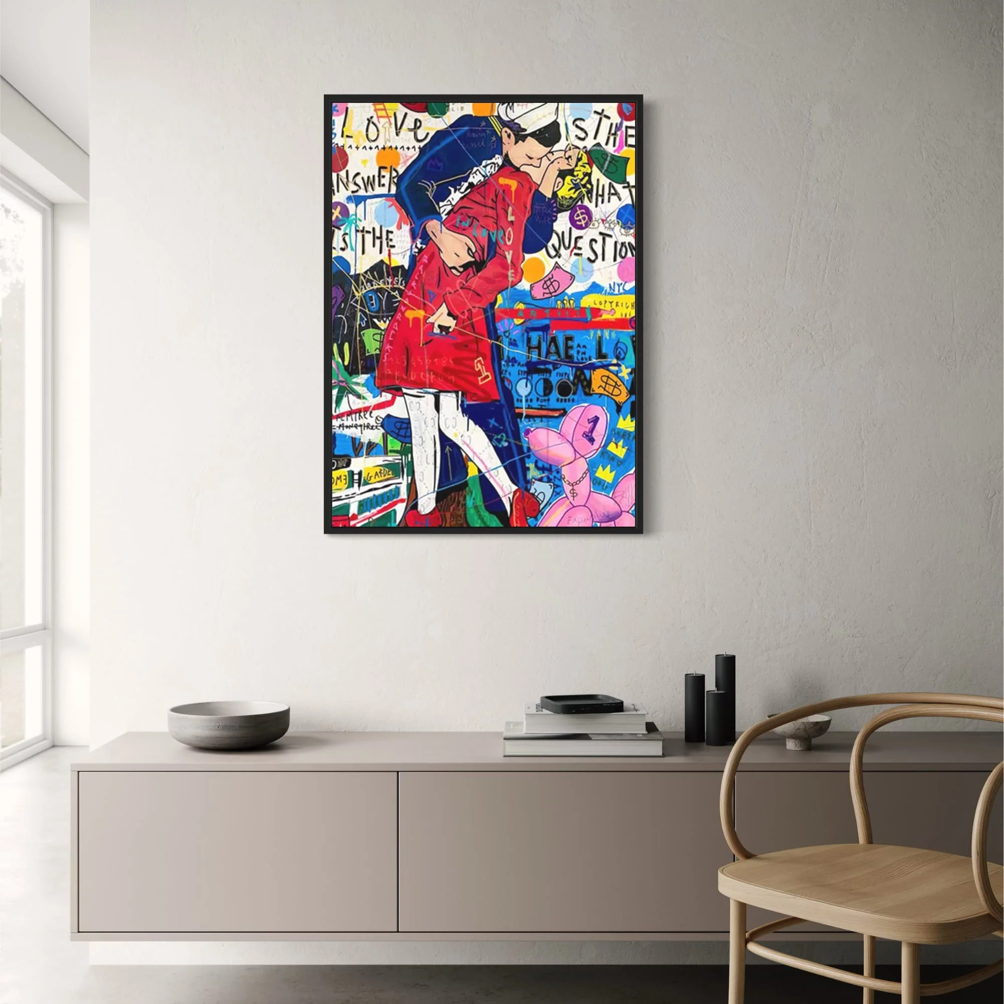 Abstract Queen Portrait | Street Pop Graffiti - Image 2