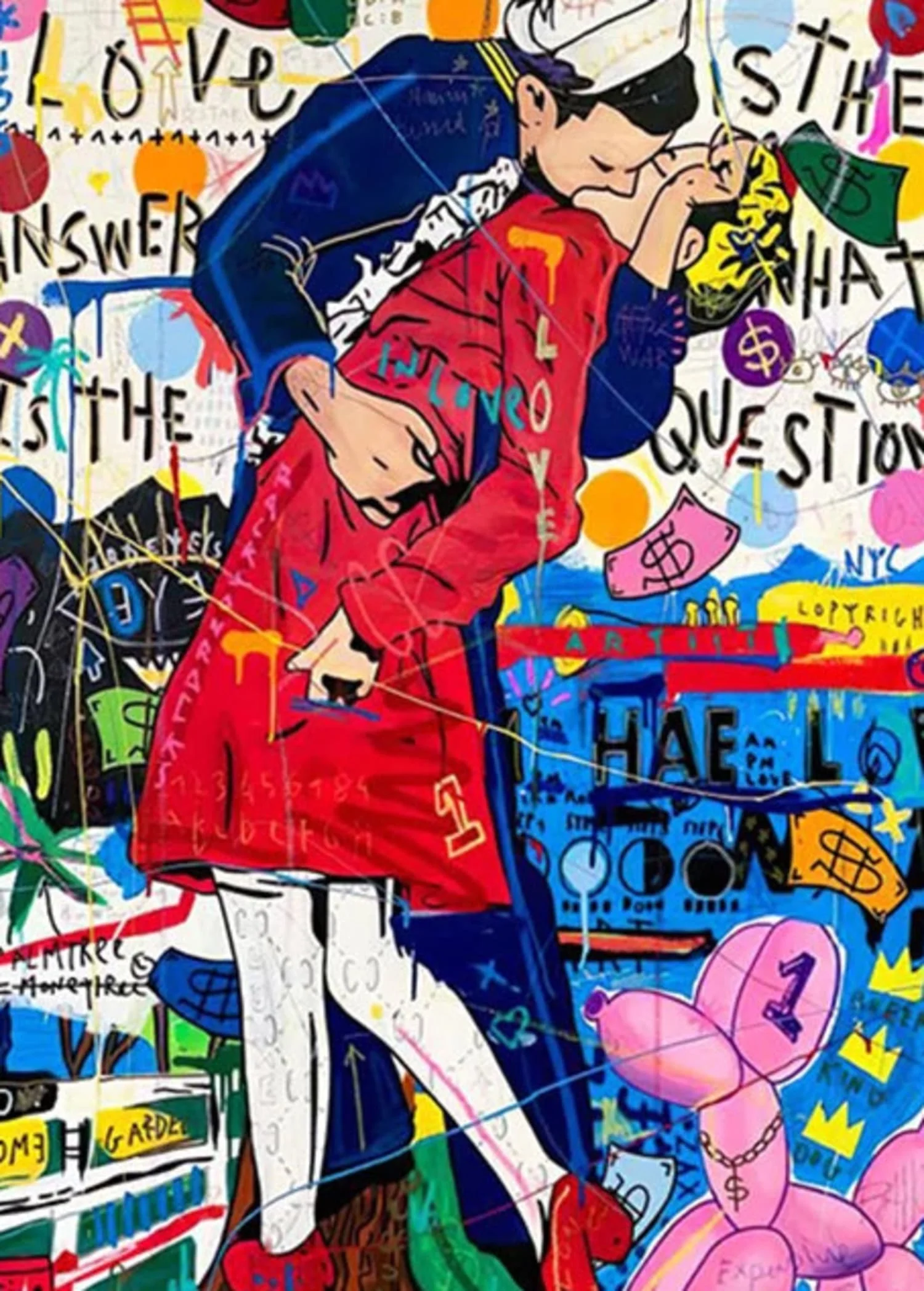 Abstract Queen Portrait | Street Pop Graffiti - Image 4