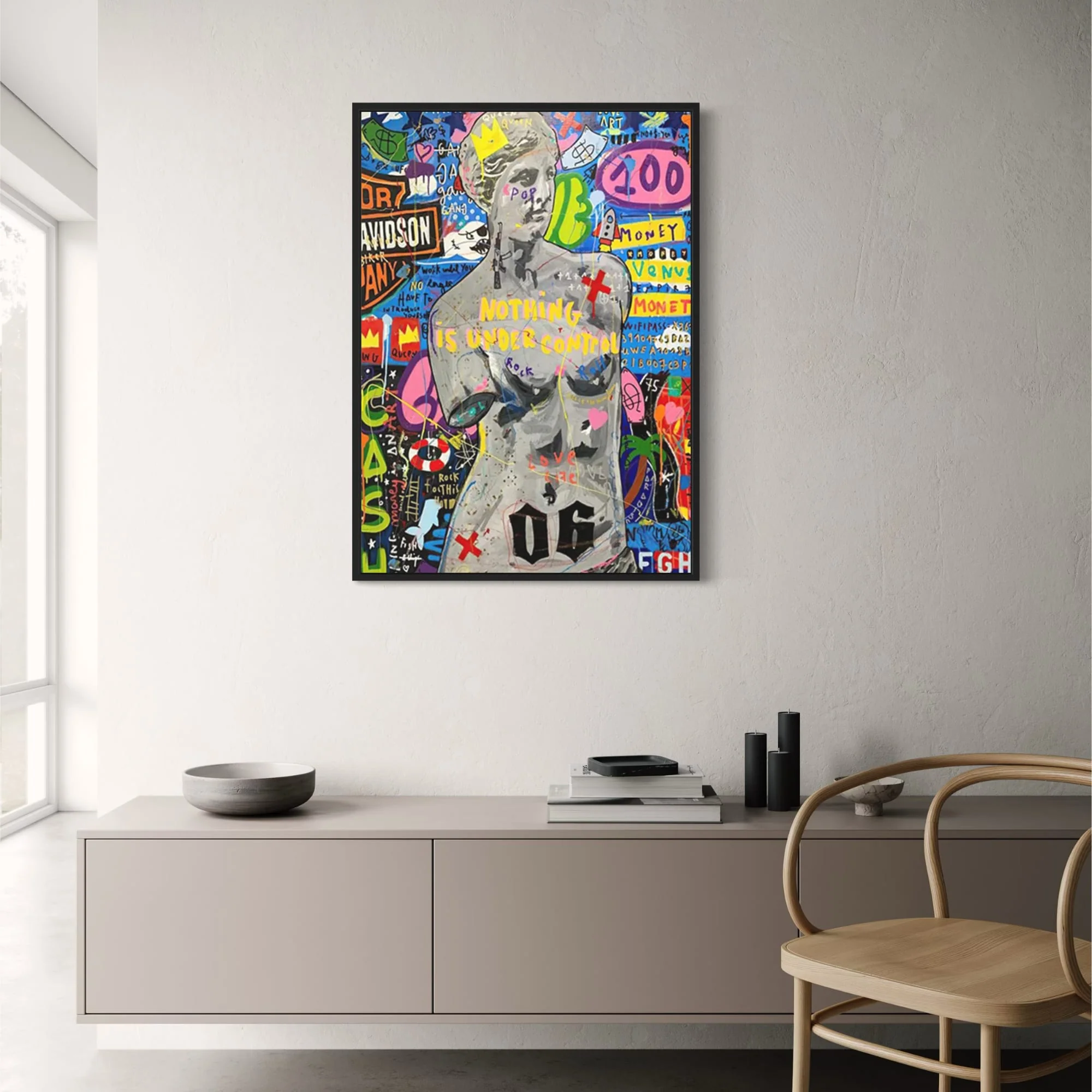Graffiti Queen of England | Abstract Portrait - Image 2