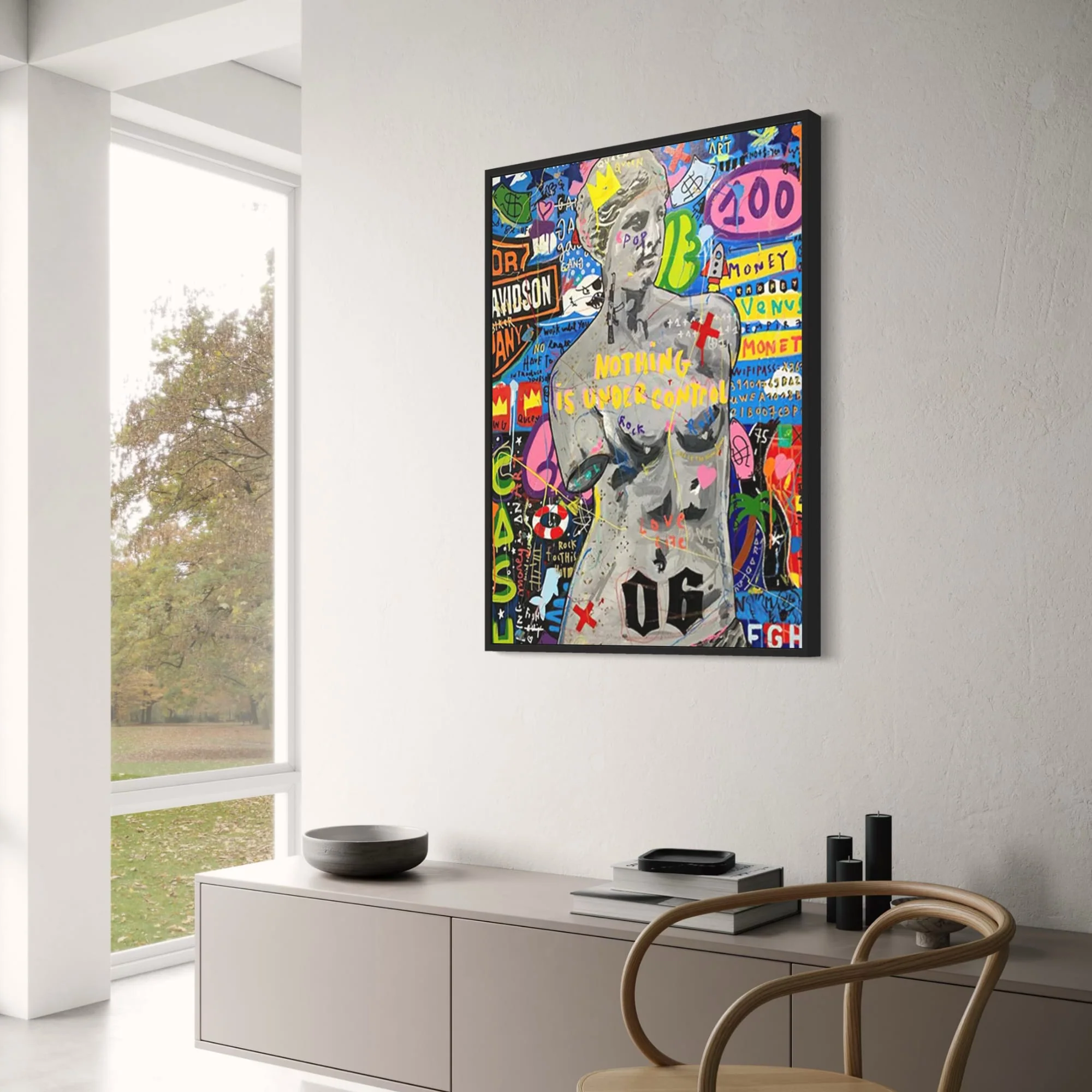 Graffiti Queen of England | Abstract Portrait - Image 3