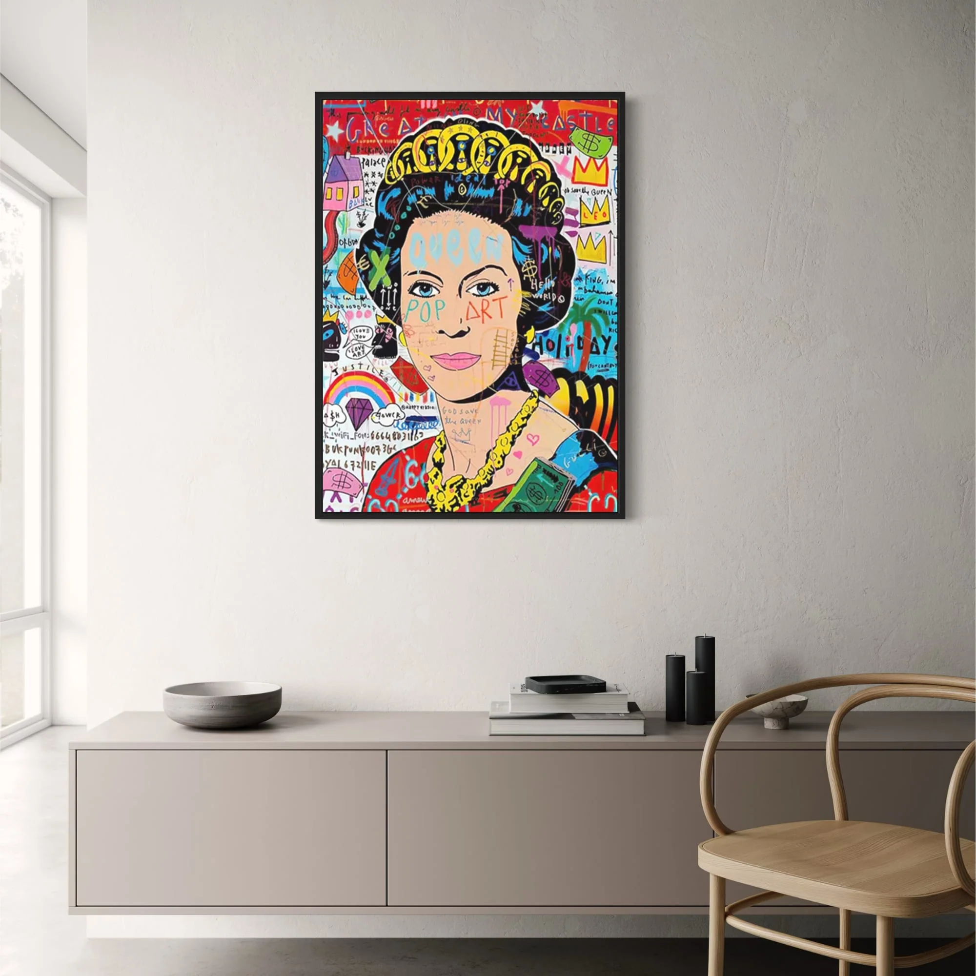 Queen of England | Abstract Pop Graffiti - Image 2