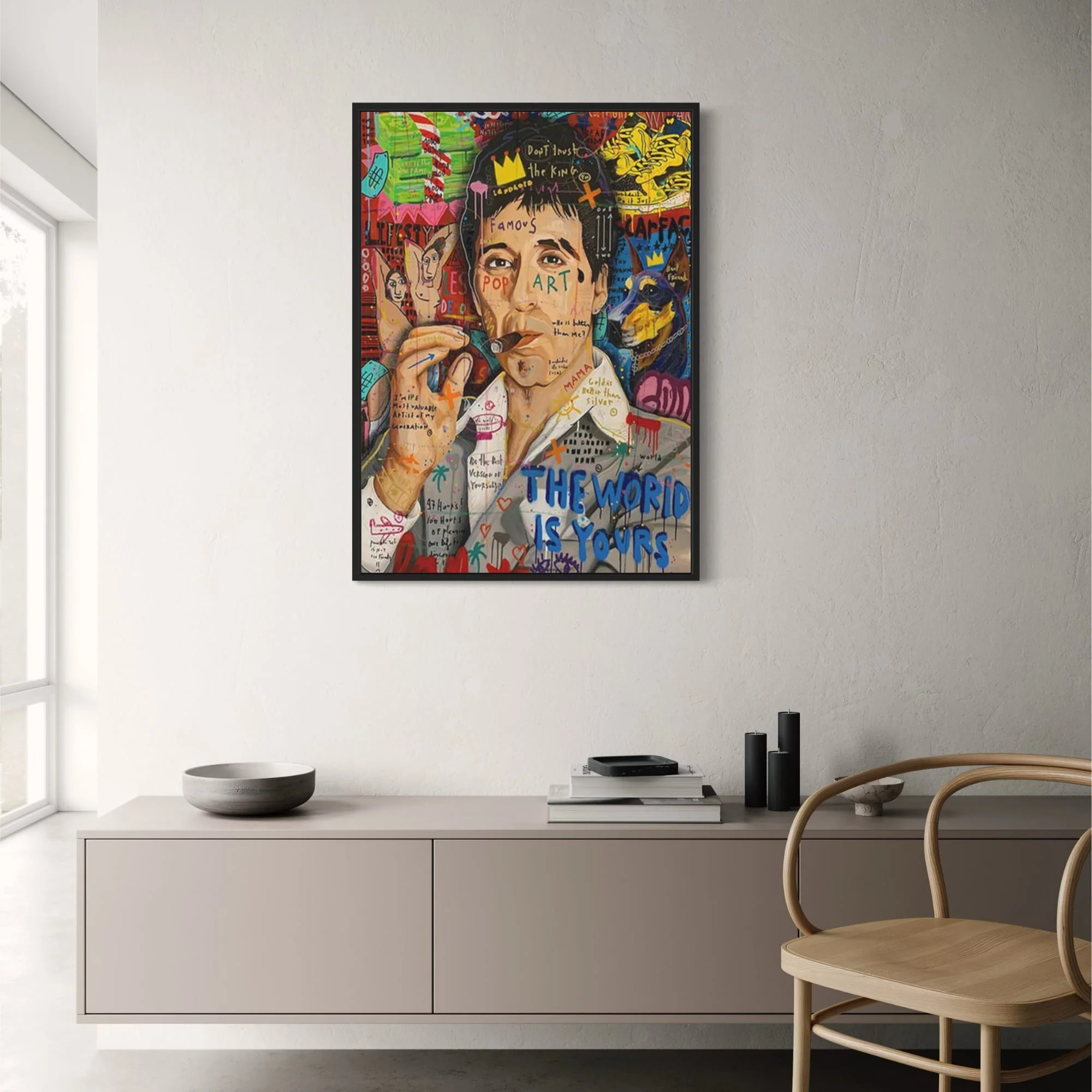 Tony Montana Portrait | Street Pop Graffiti - Image 2