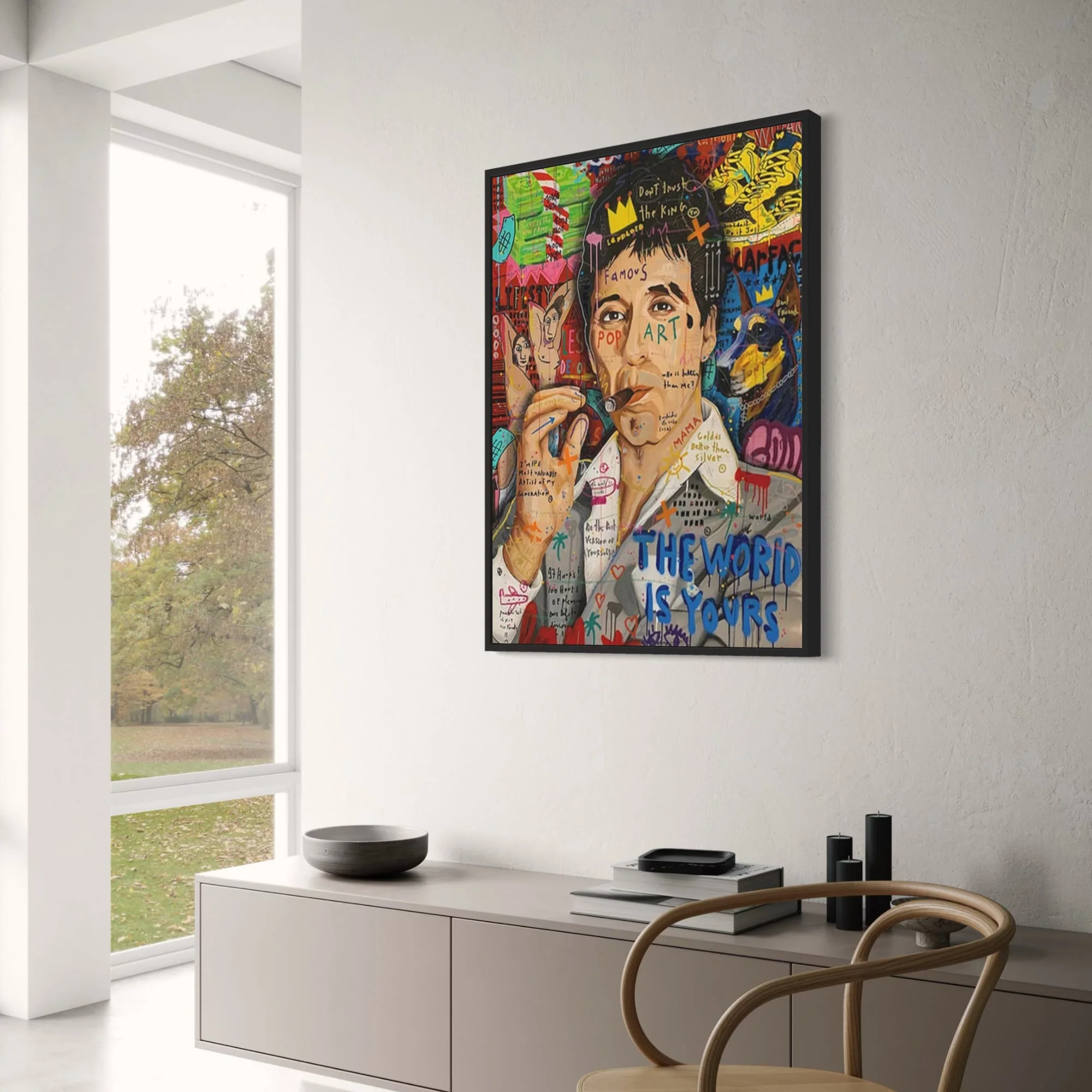 Tony Montana Portrait | Street Pop Graffiti - Image 3