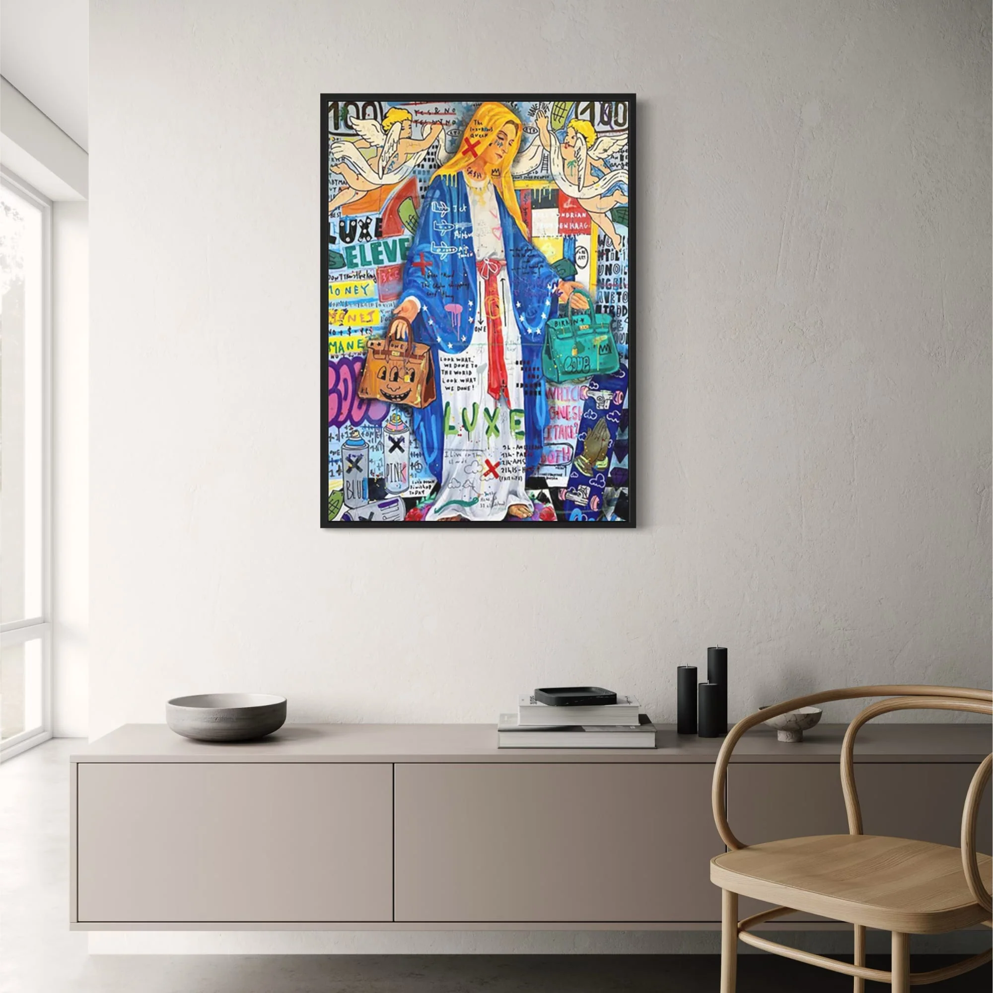 Queen of England Graffiti | Abstract Pop Art - Image 2