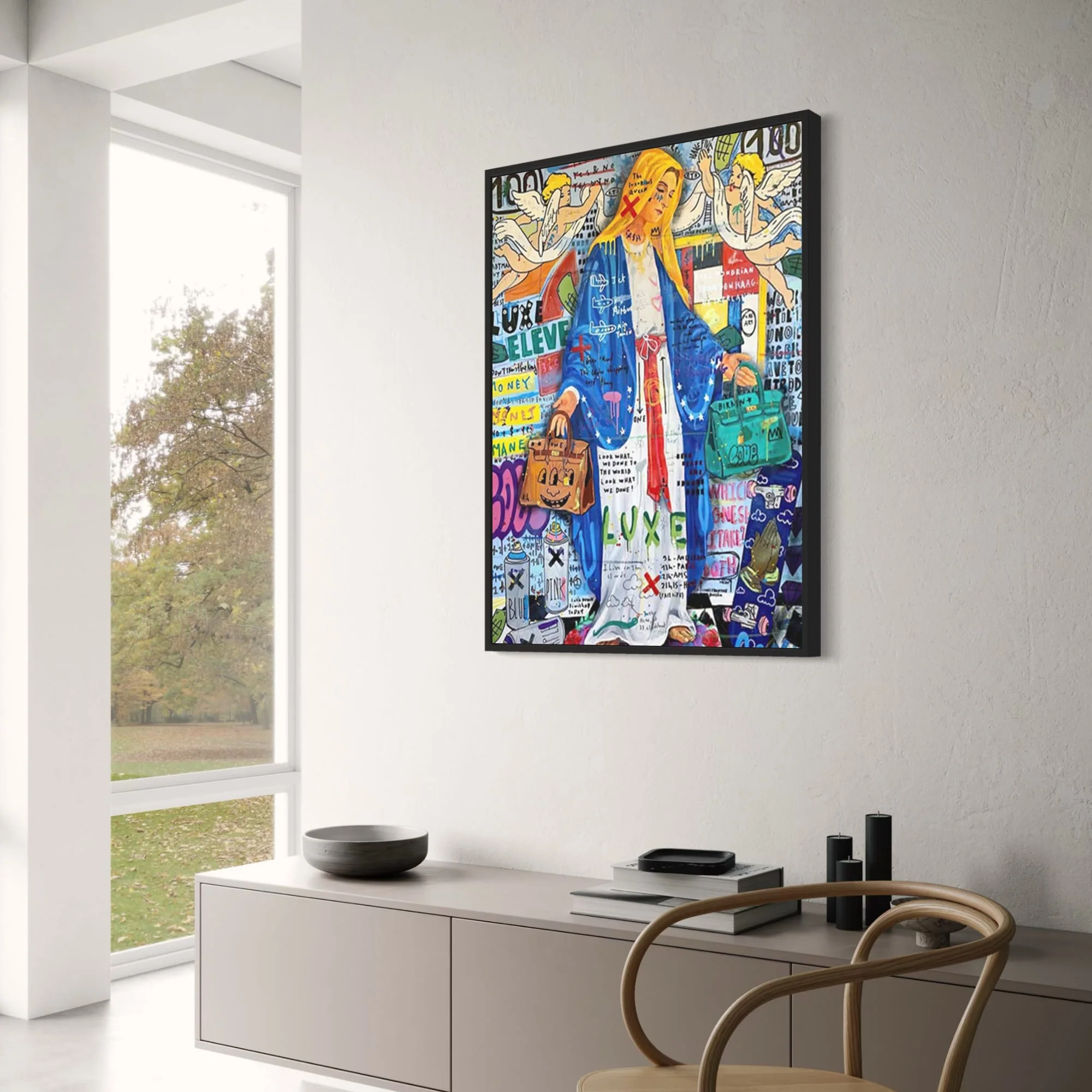 Queen of England Graffiti | Abstract Pop Art - Image 3