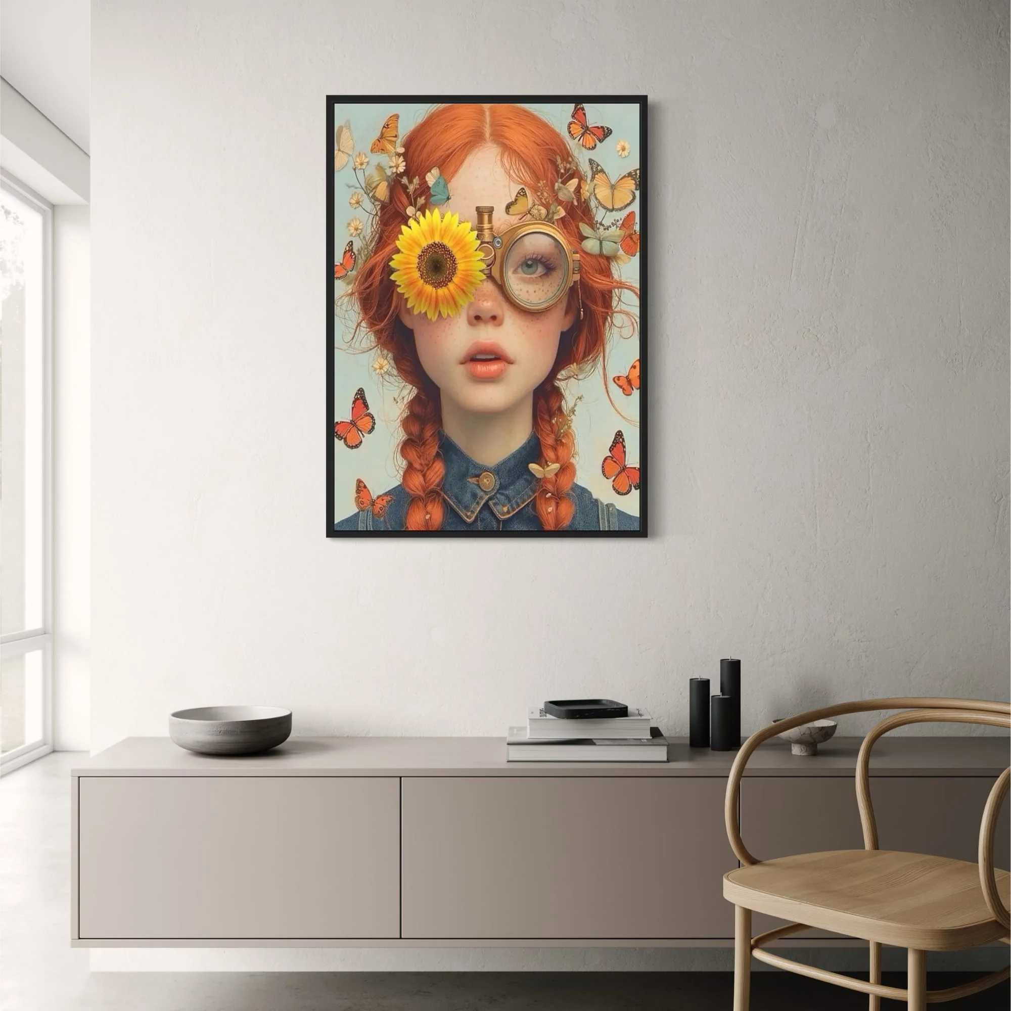 Butterfly Gaze | Sunflower Girl | Steampunk Touch - Image 2