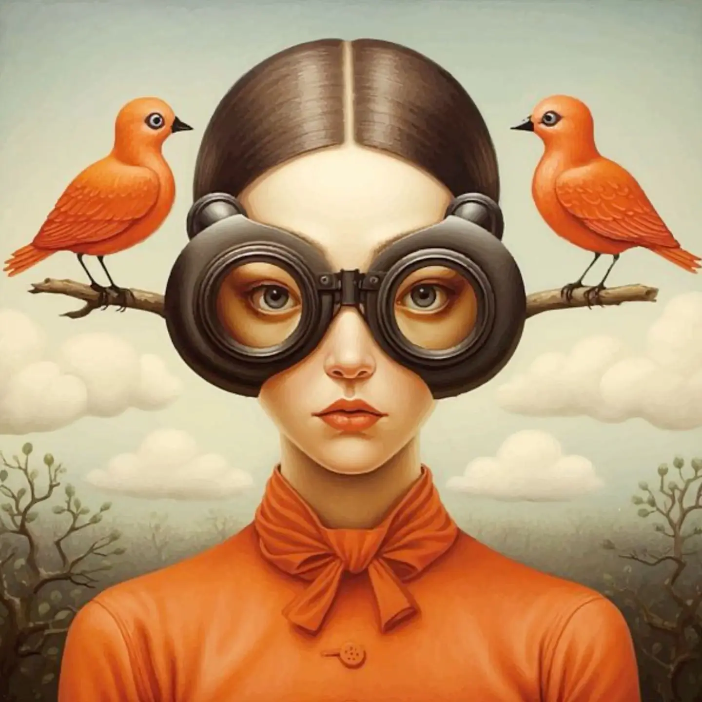 Birdwatcher's Solitude | Earthy Tones | Avian Connection - Image 2