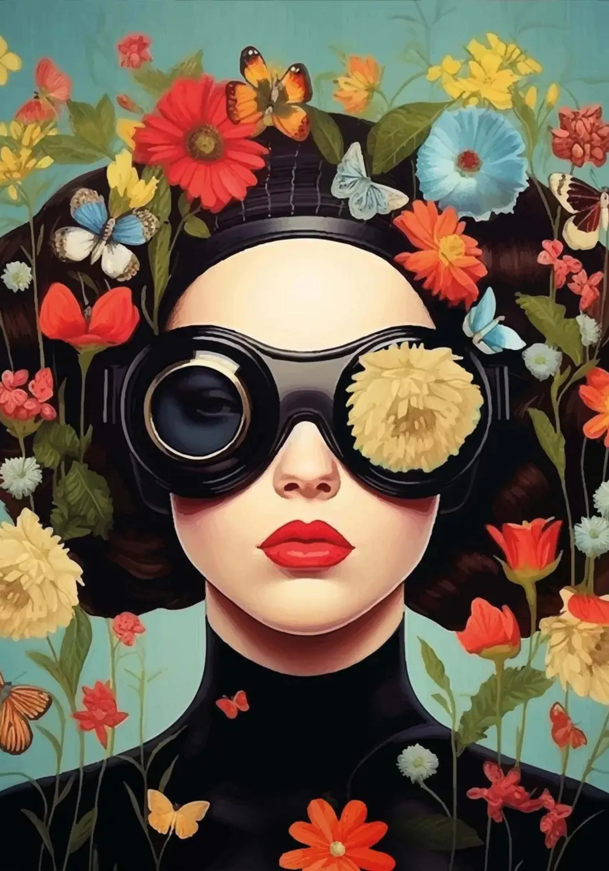 Floral Girl | Surreal Garden Vision - Image 3