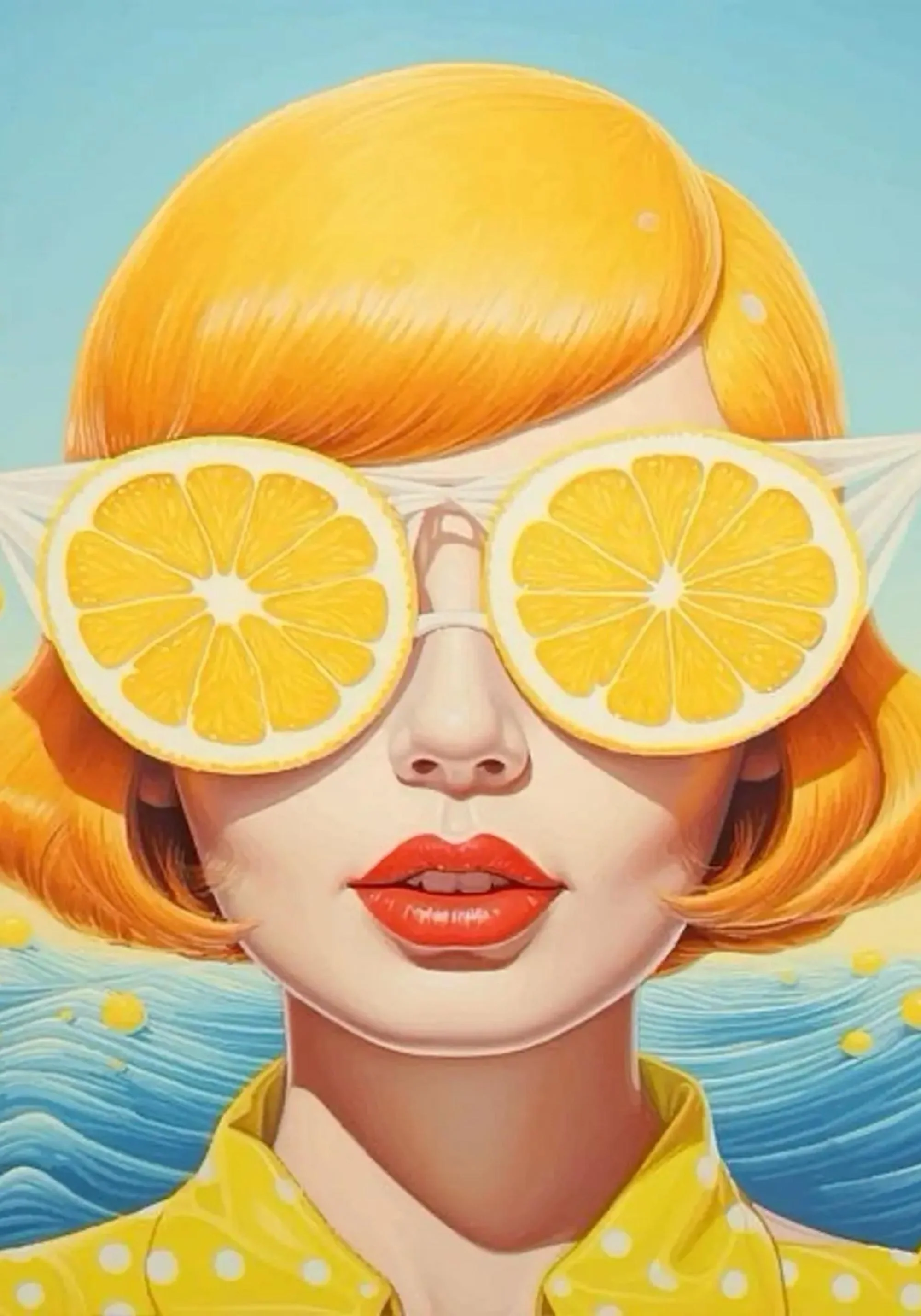 Floral Girl | Lemon Slice Sunglasses | Summer Vibes - Image 3