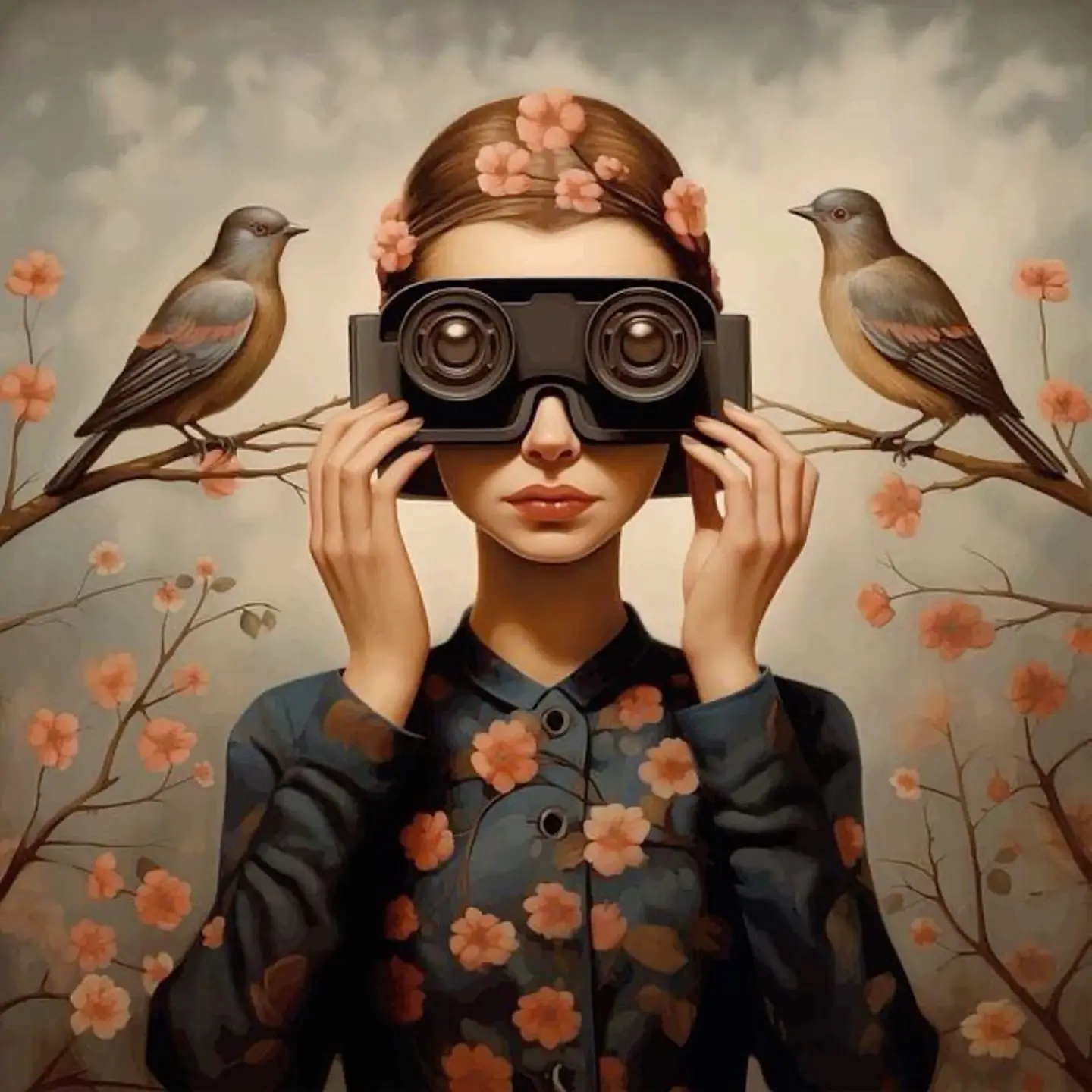 Floral Girl | Large Goggles | Spring Blossom - Image 2