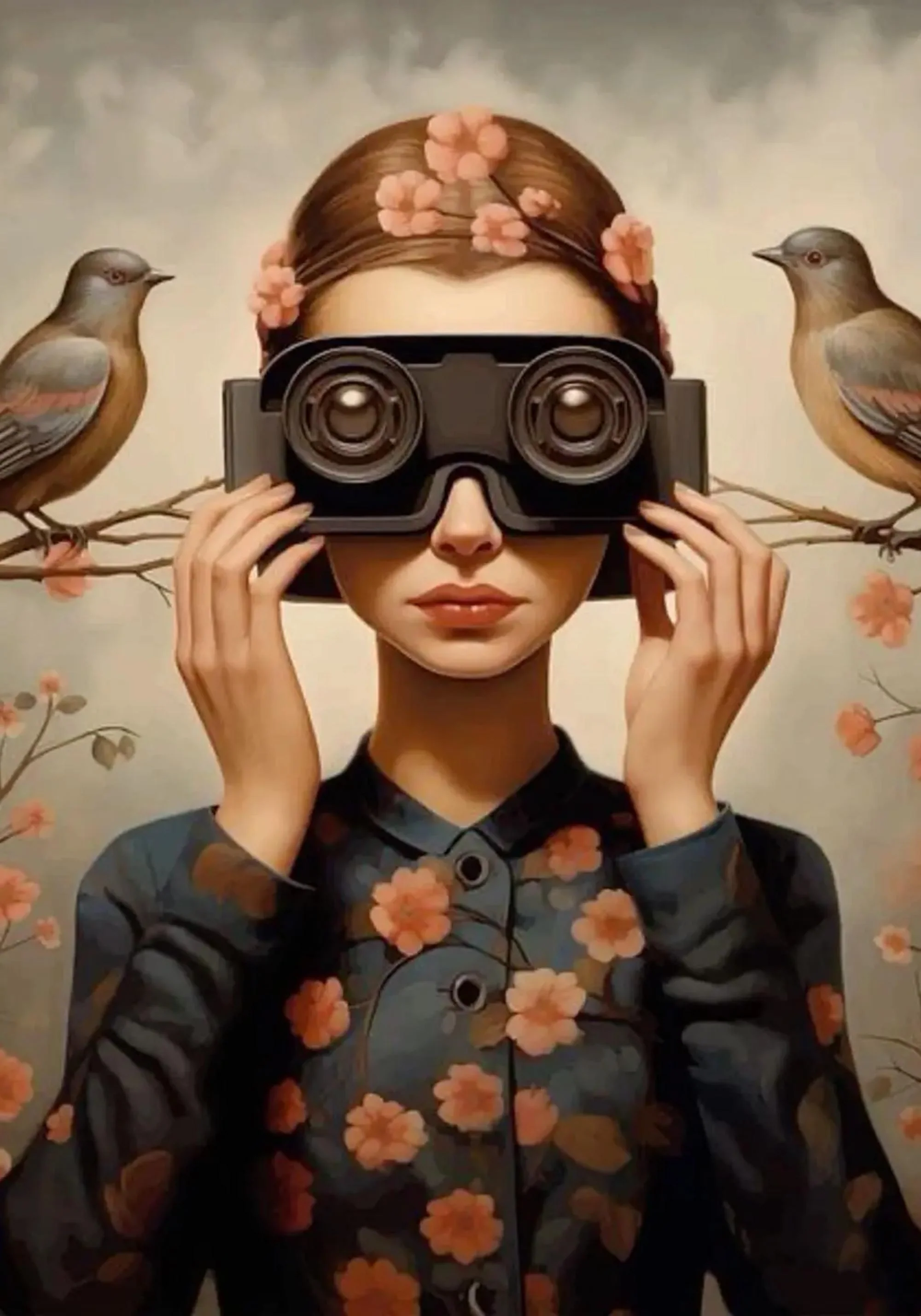 Floral Girl | Large Goggles | Spring Blossom - Image 3