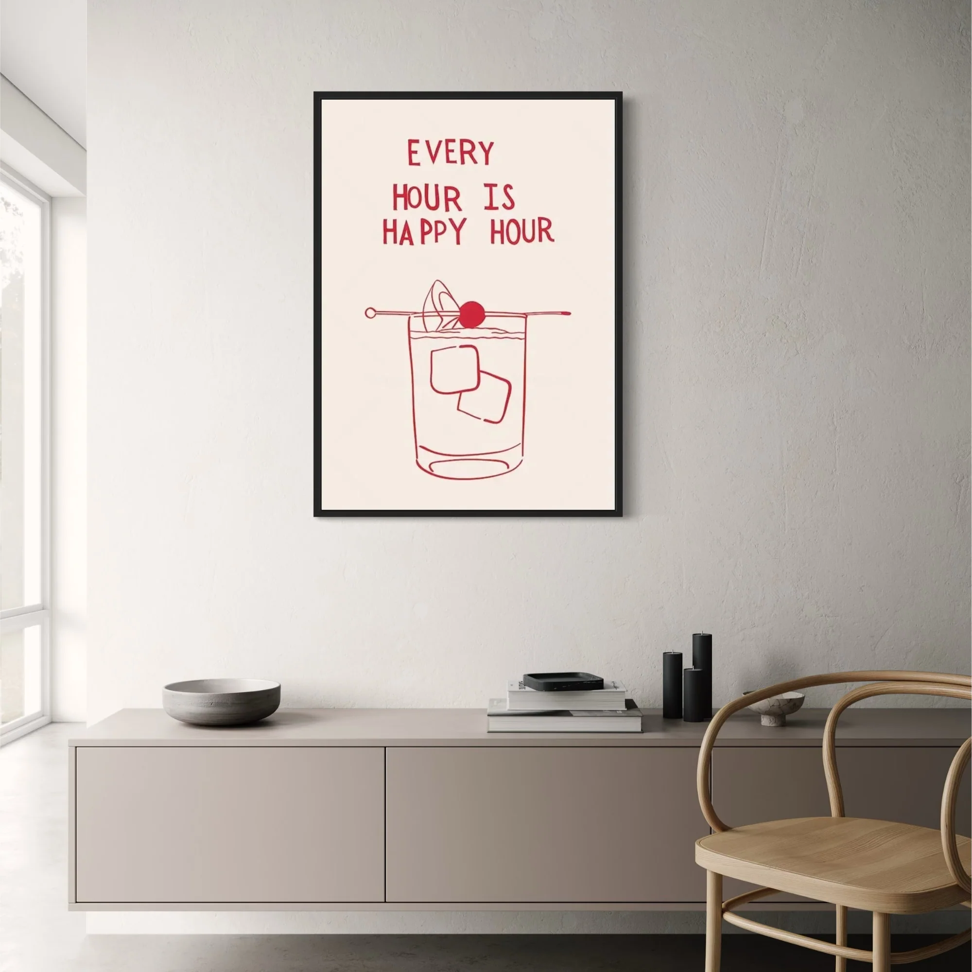 Minimalist Art | Every Hour Is Happy Hour - Image 2