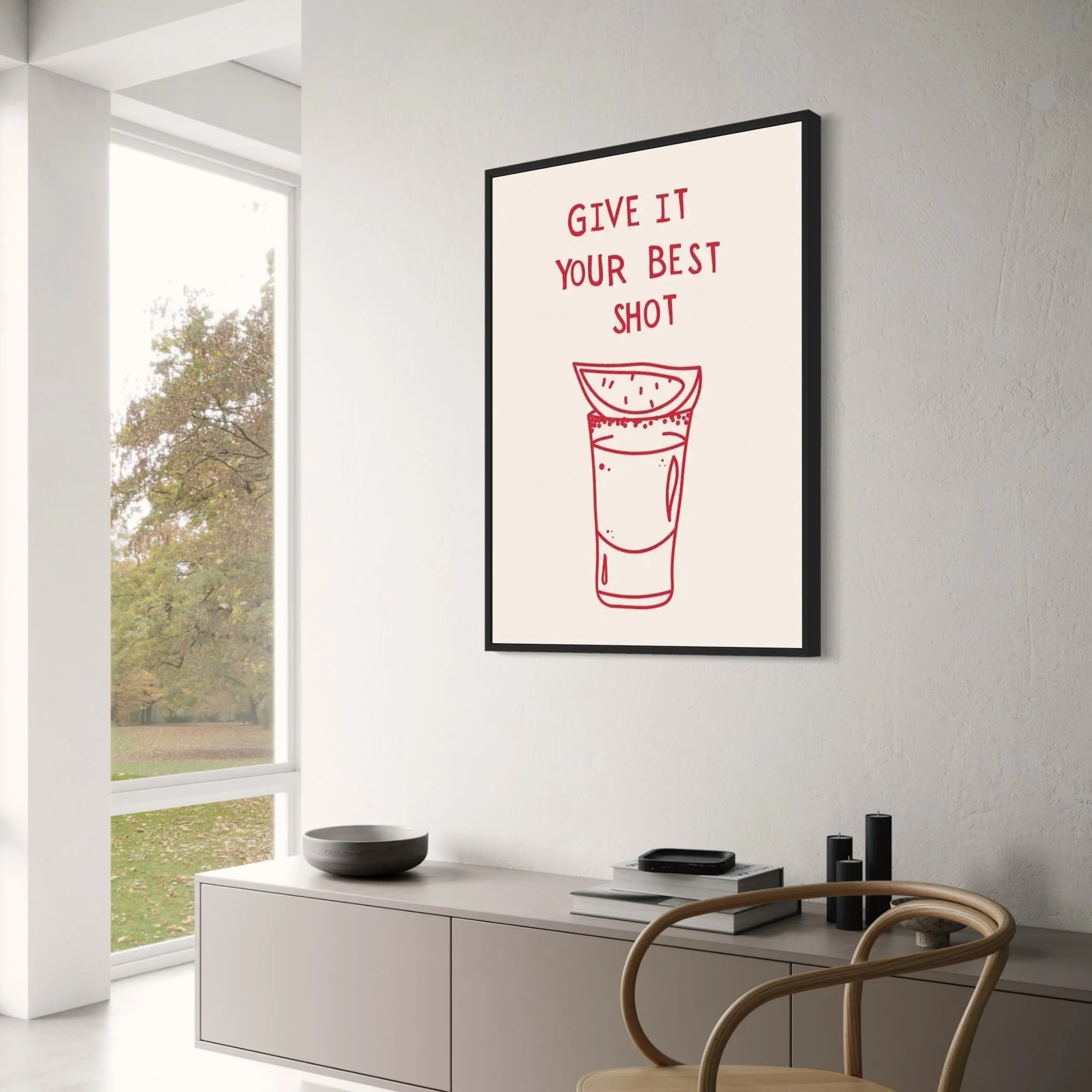 Give It Your Best Shot | Minimalist Black & White Inspiration - Image 3