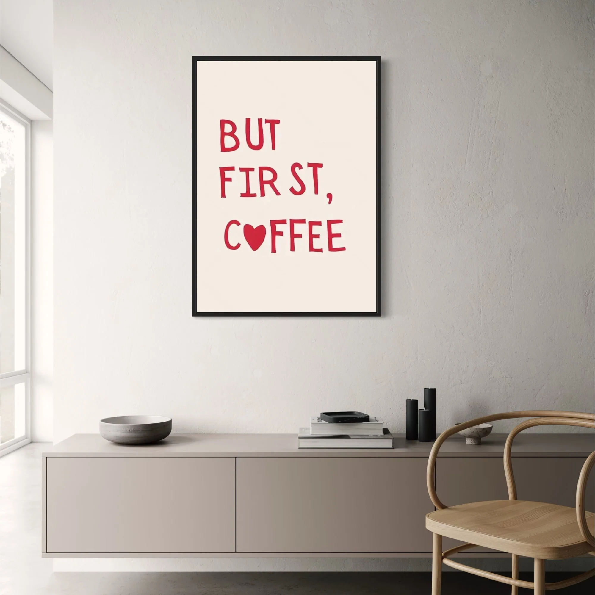 Minimalist Coffee Art | But First, Coffee - Image 2