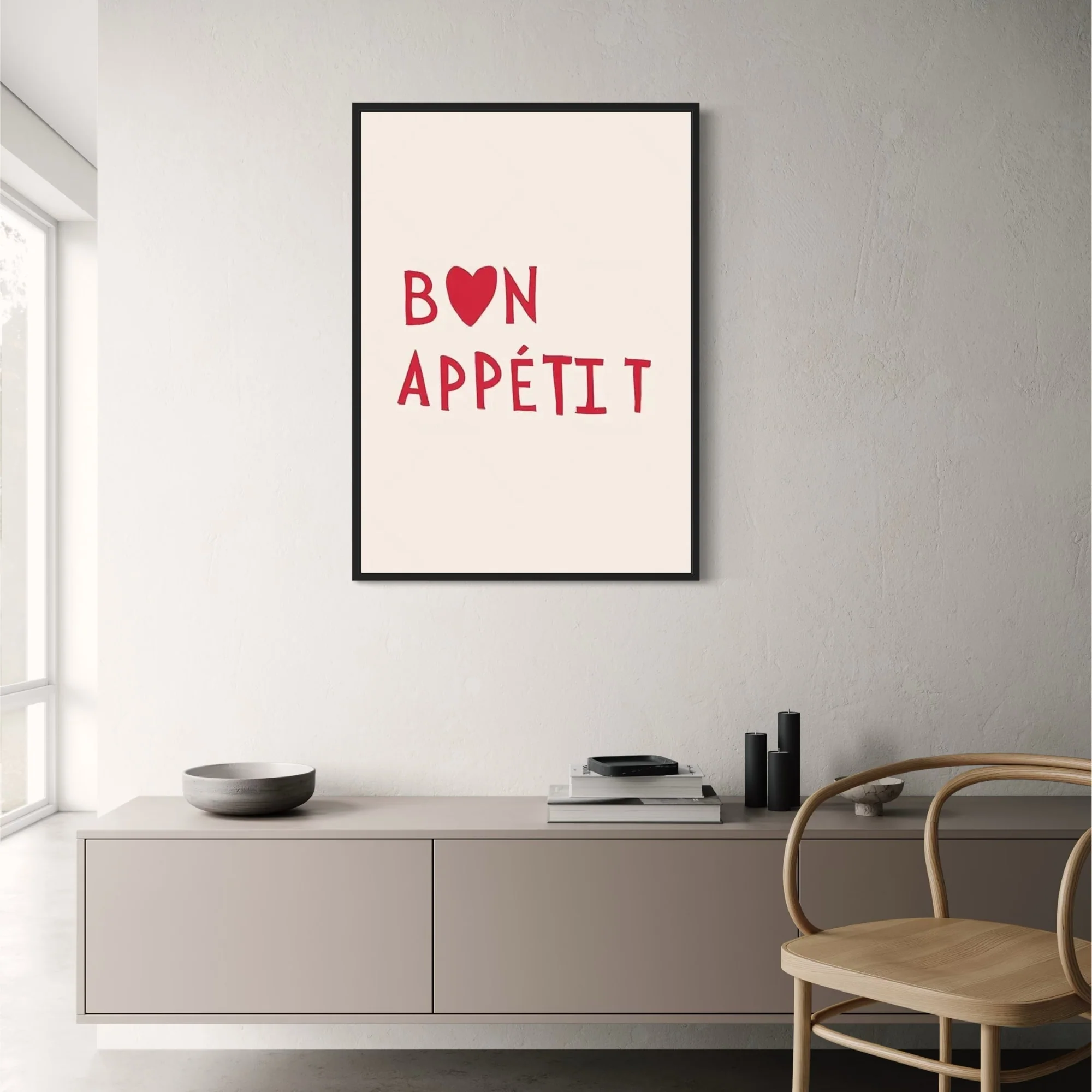 Minimalist Bon Appetit Poster - Image 2