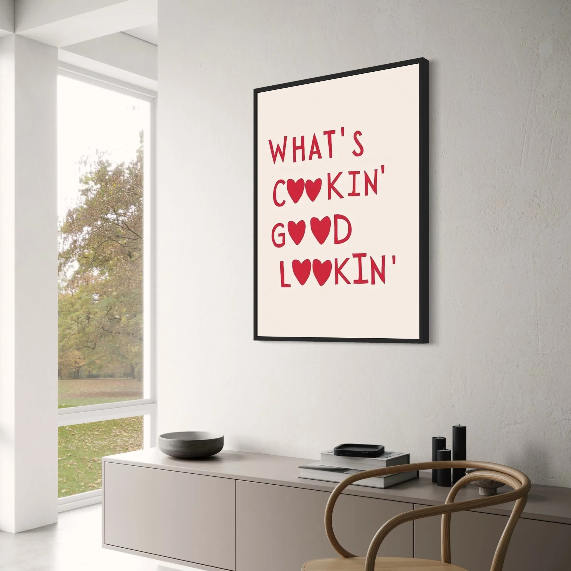 Minimalist Kitchen Art | What's Cookin Good Lookin - Image 3