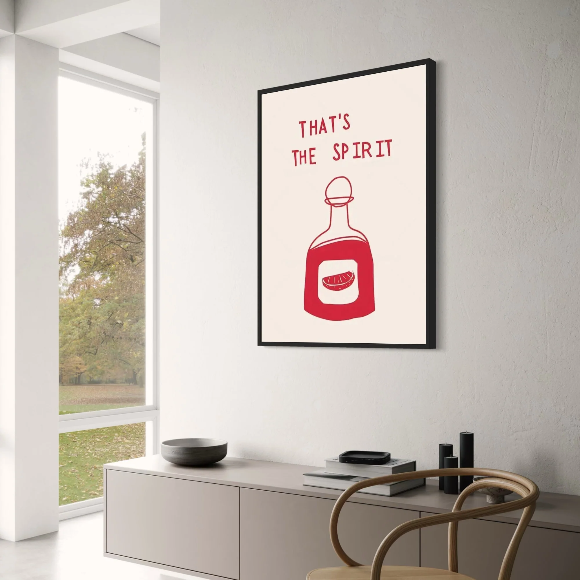 Minimalist Art | That's The Spirit | Contemporary Design - Image 3