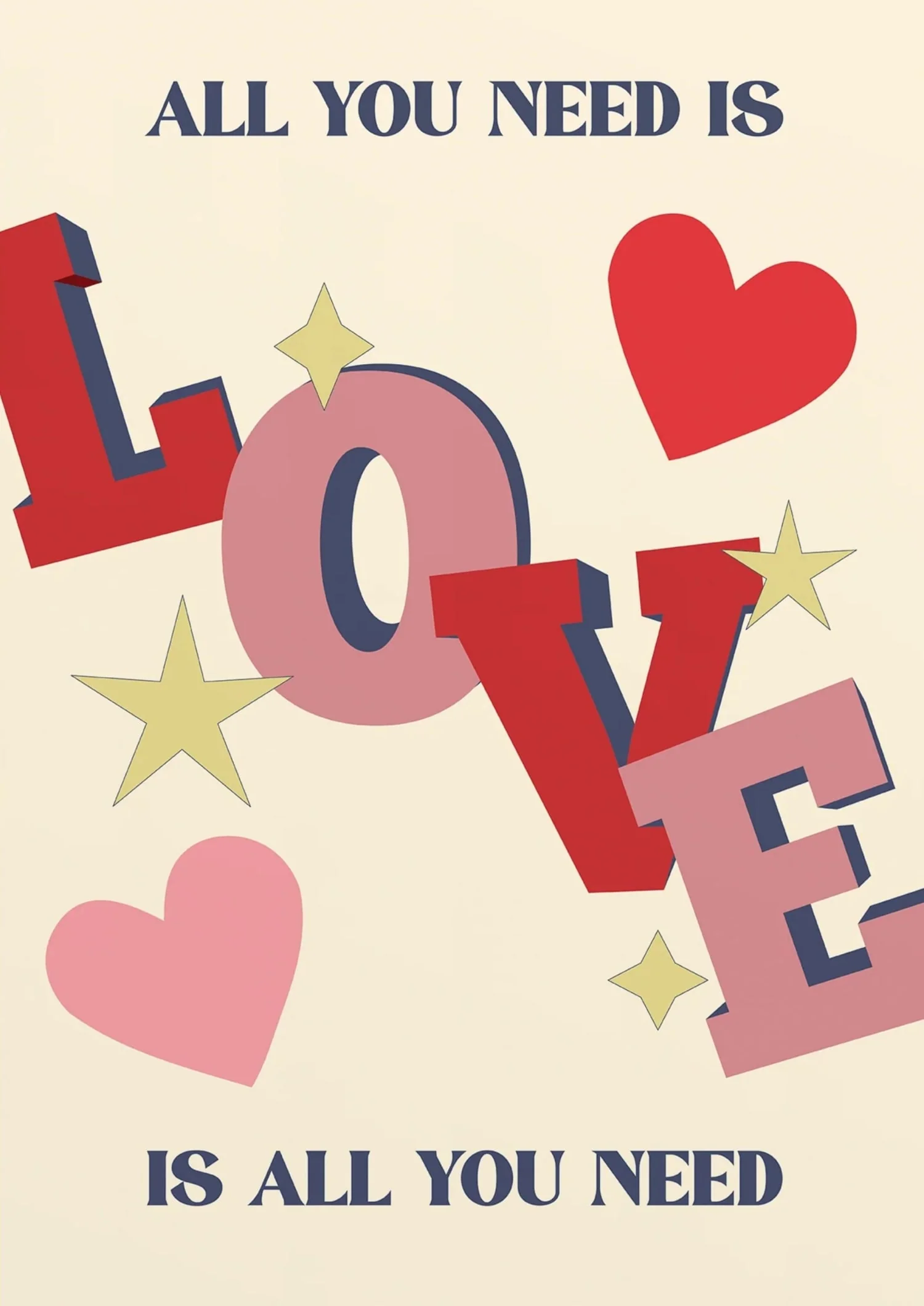All You Need Is Love | Inspirational Quote Art - Image 4