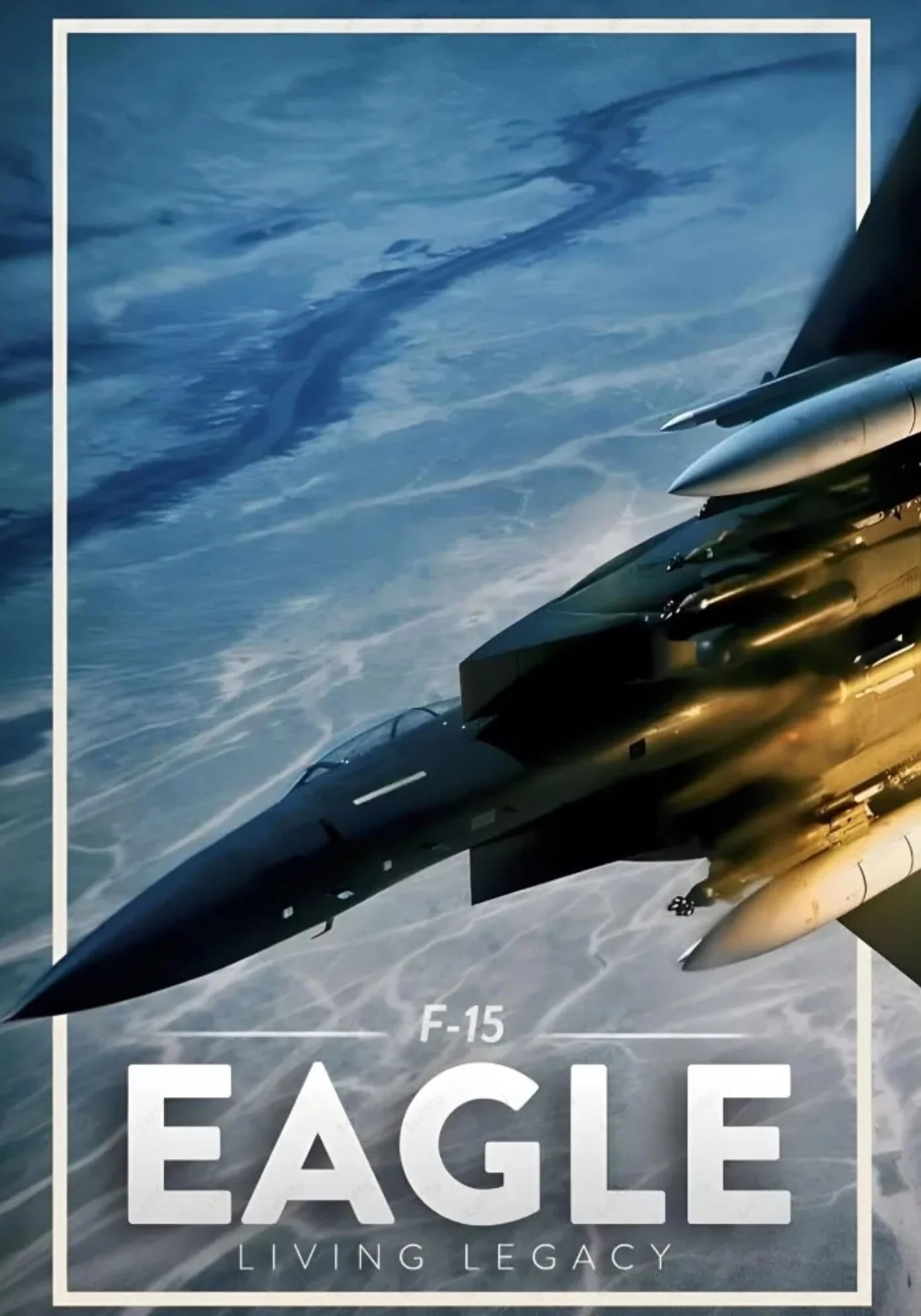 F-15 Eagle Poster | Dynamic Aircraft Design | Aviation Decor for Home, Office, Gallery, Museum Display - Image 4