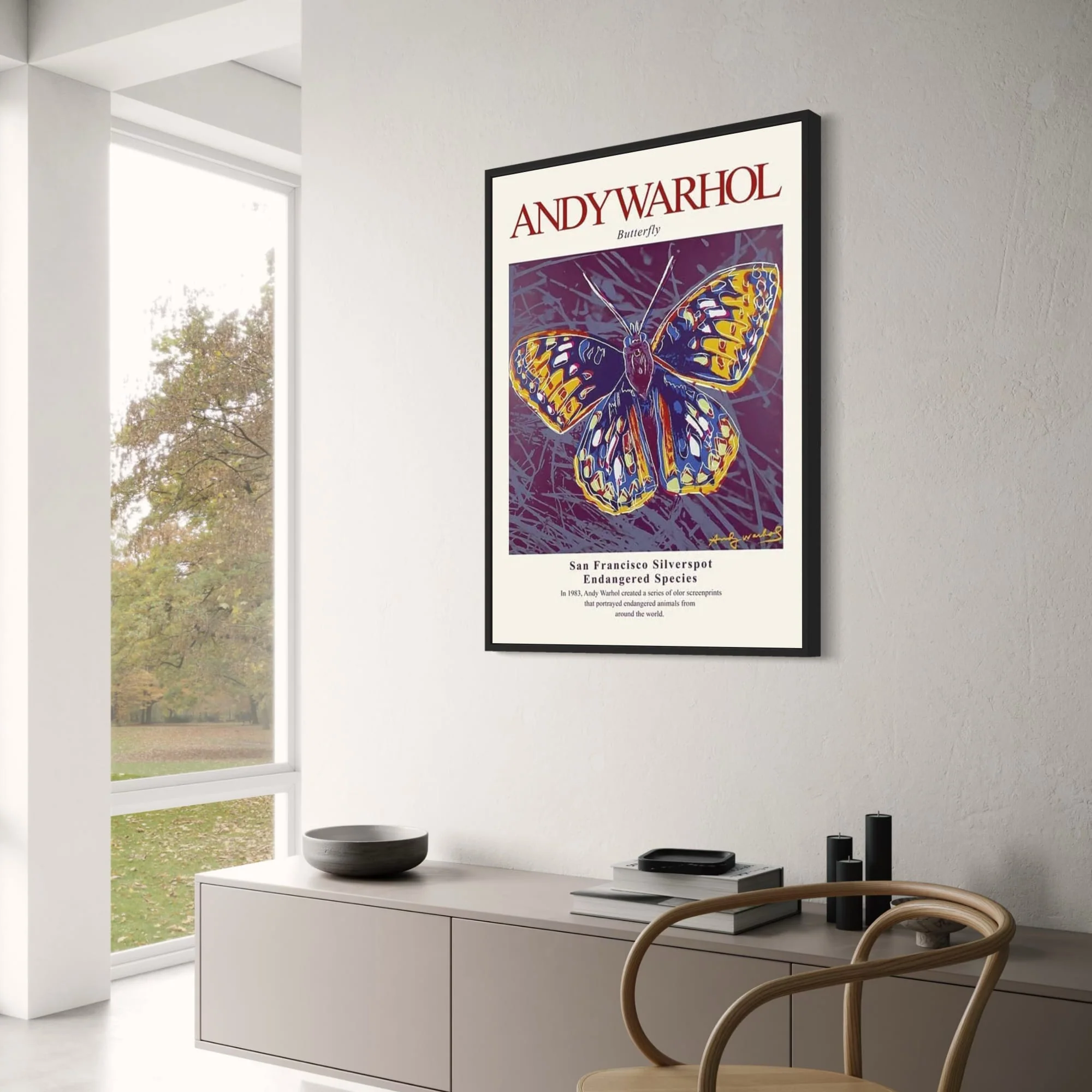 Andy Warhol | Butterfly 83 | Iconic Pop Art - Image 3