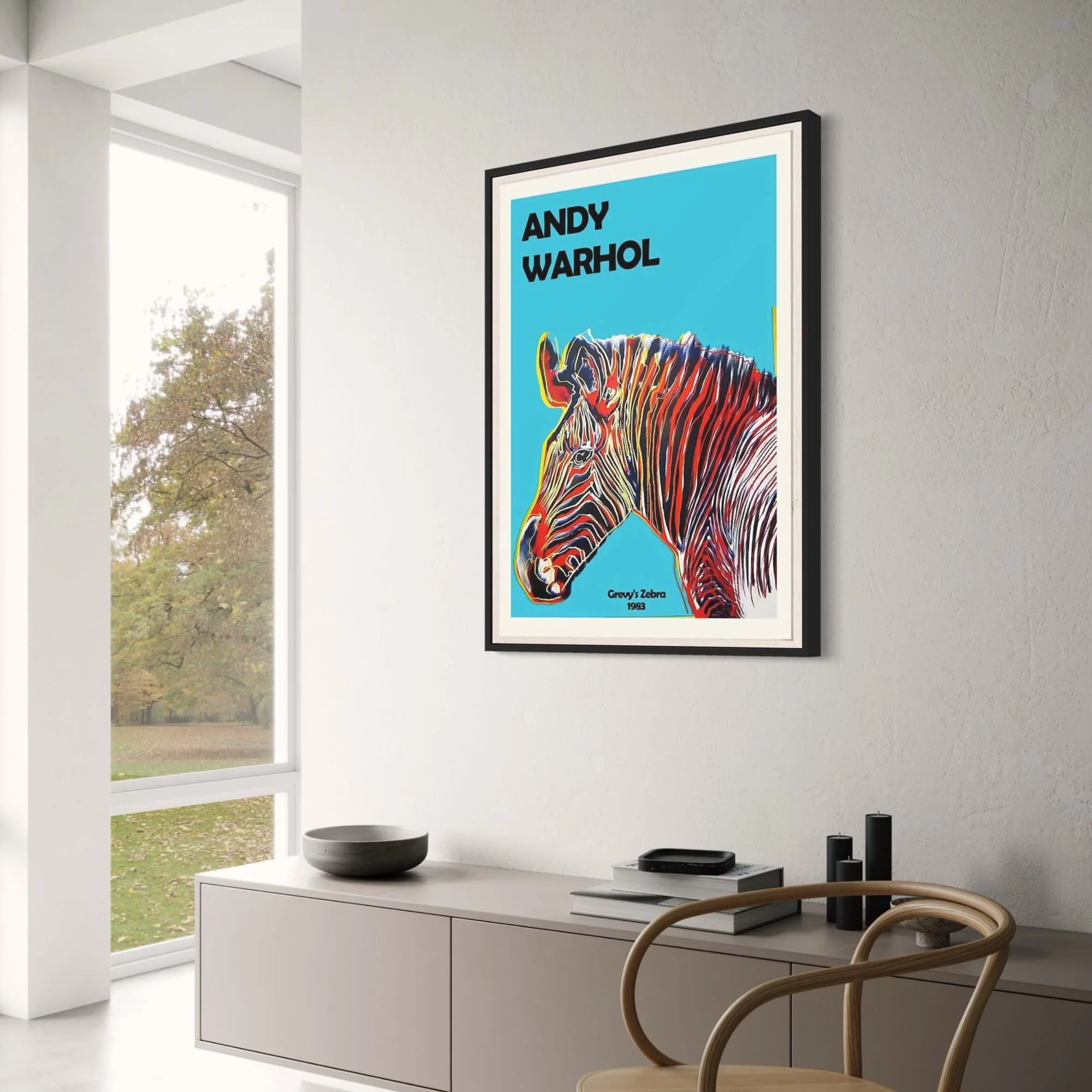 Andy Warhol | Grevy's Zebra 1983 | Colorful Pop Art - Image 3