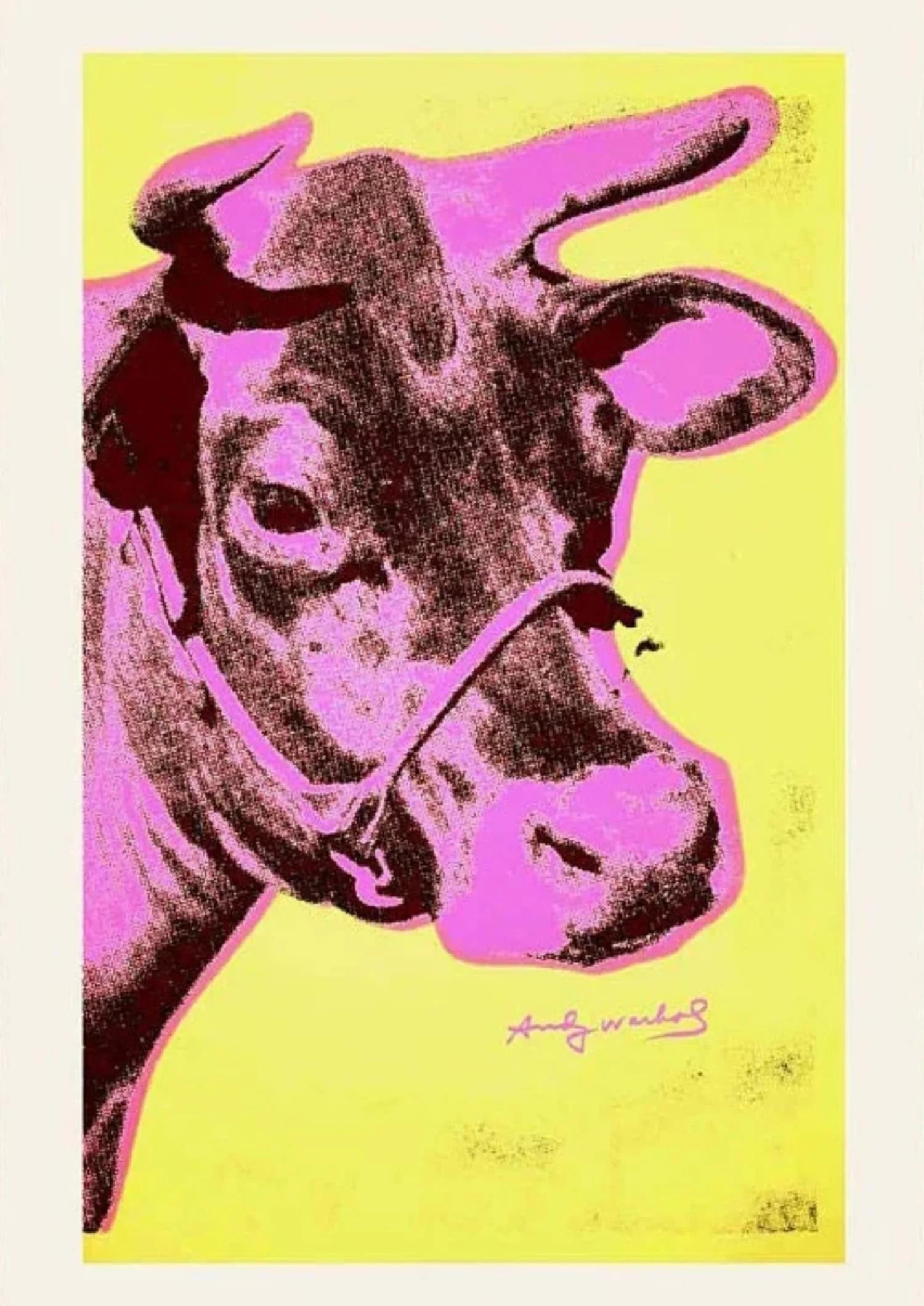 Andy Warhol | The Pink Bull | Vibrant Pop Art - Image 4