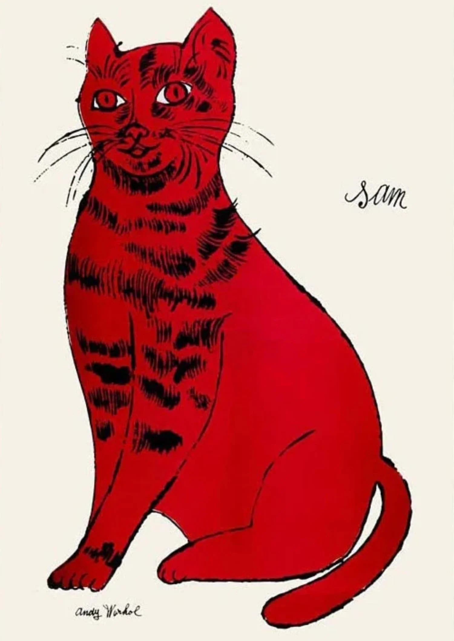 Andy Warhol | Sam the Cat | Pop Art - Image 4