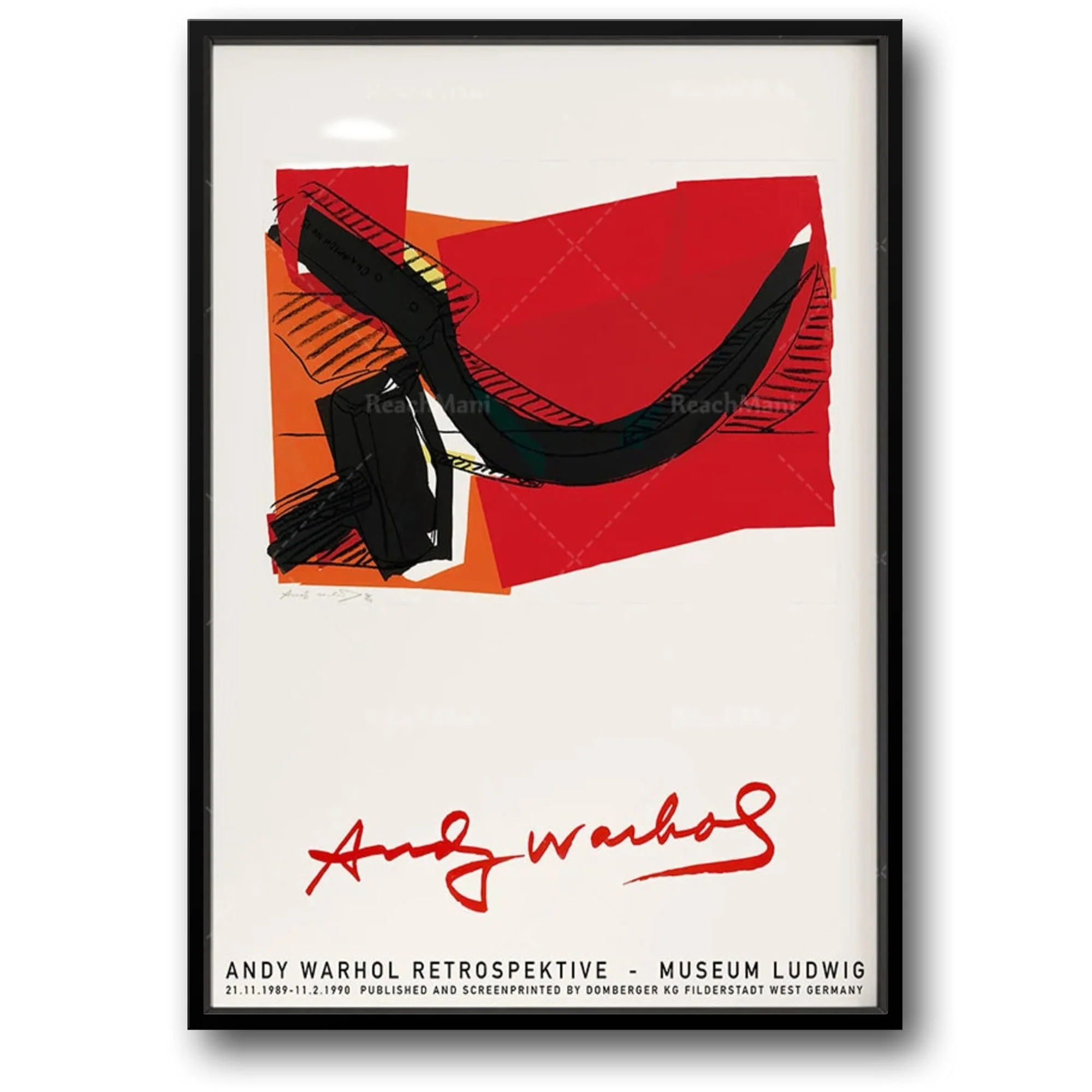 Andy Warhol Soviet Art Poster