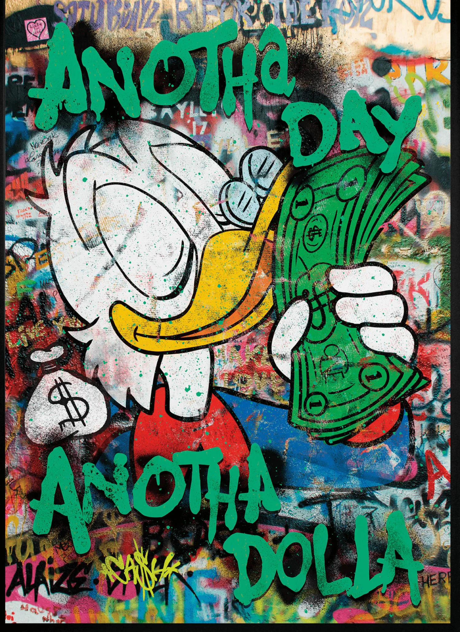 Anotha Day Anotha Dolla | Black & White Typography - Image 4