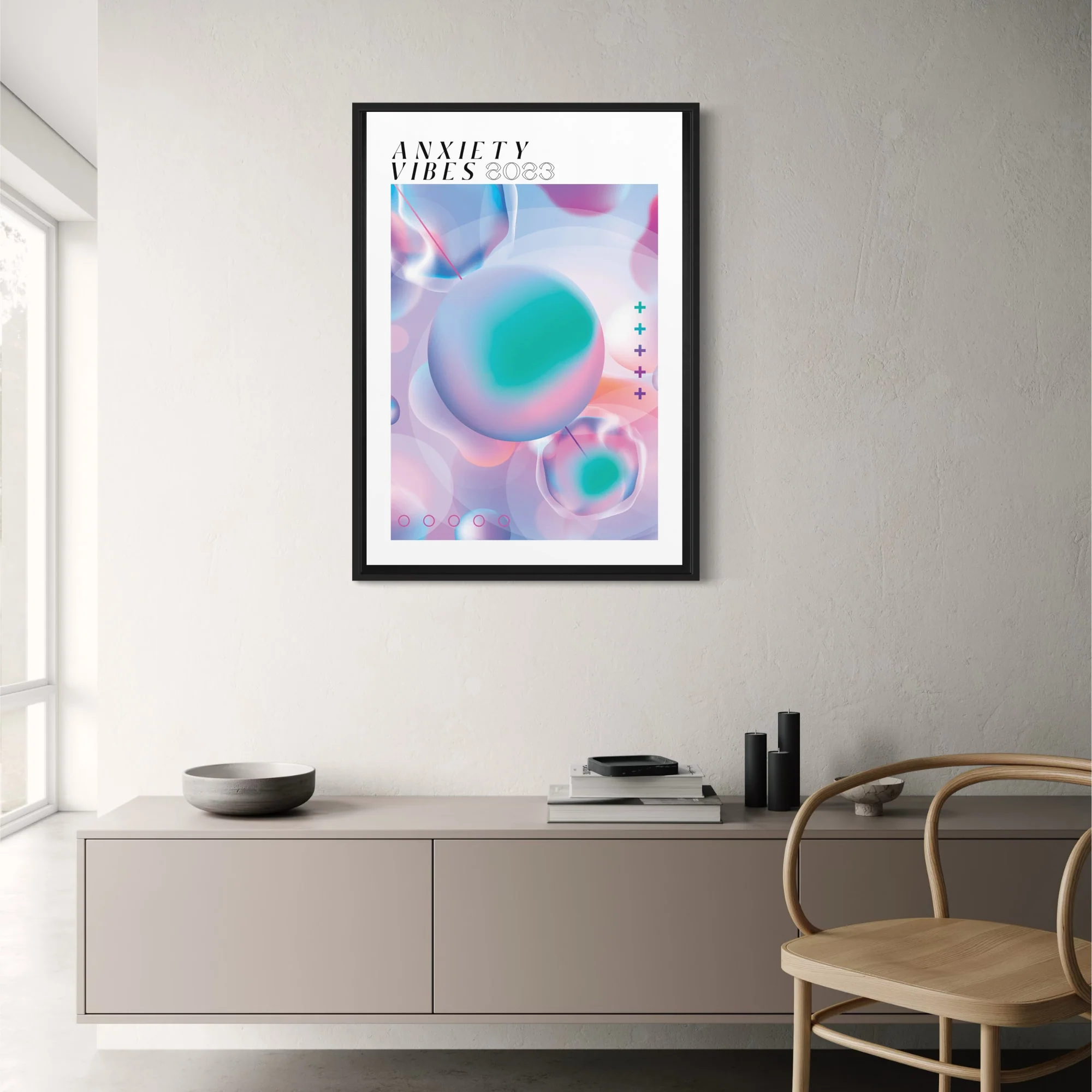 Anxiety Vibes | Modern Abstract - Image 2