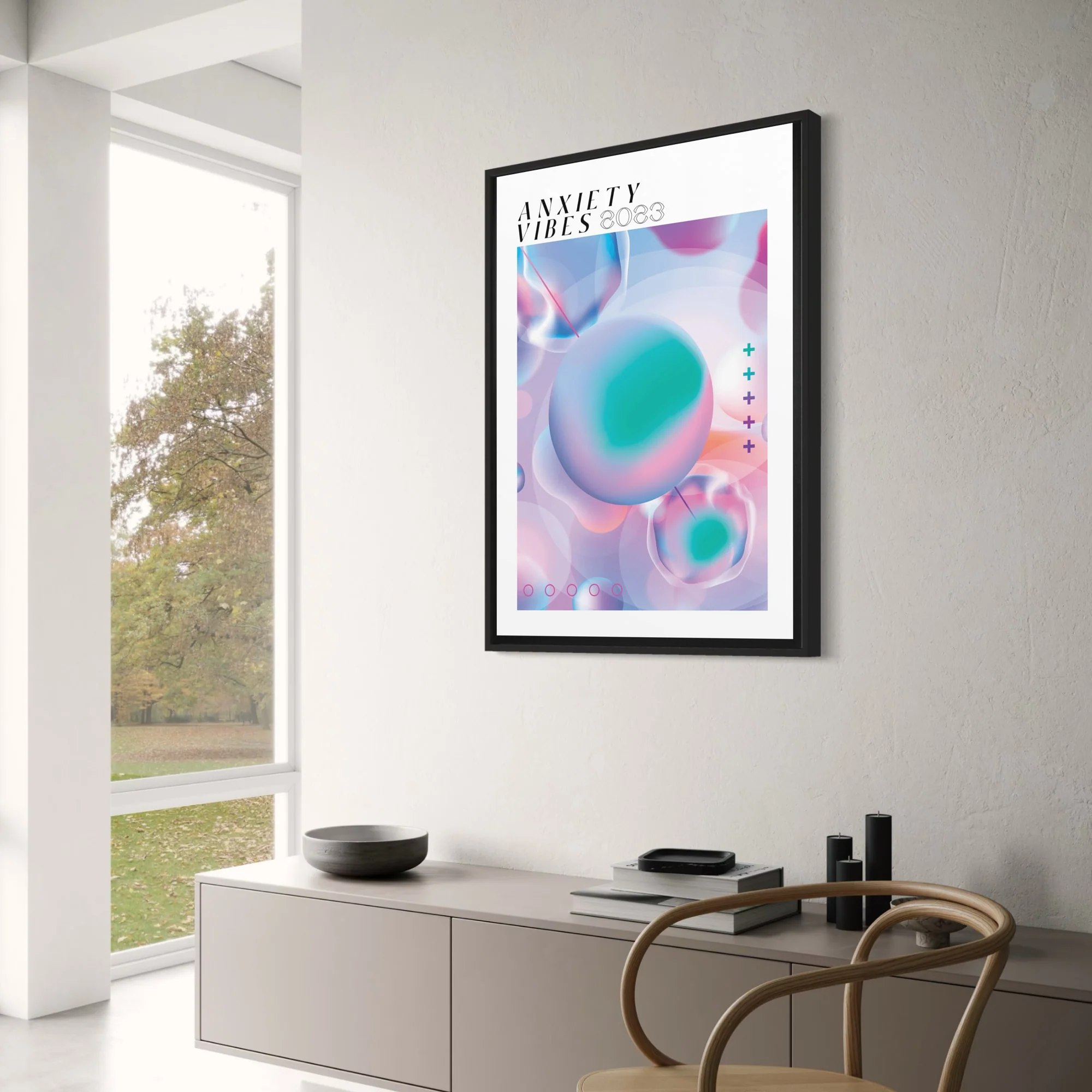 Anxiety Vibes | Modern Abstract - Image 3