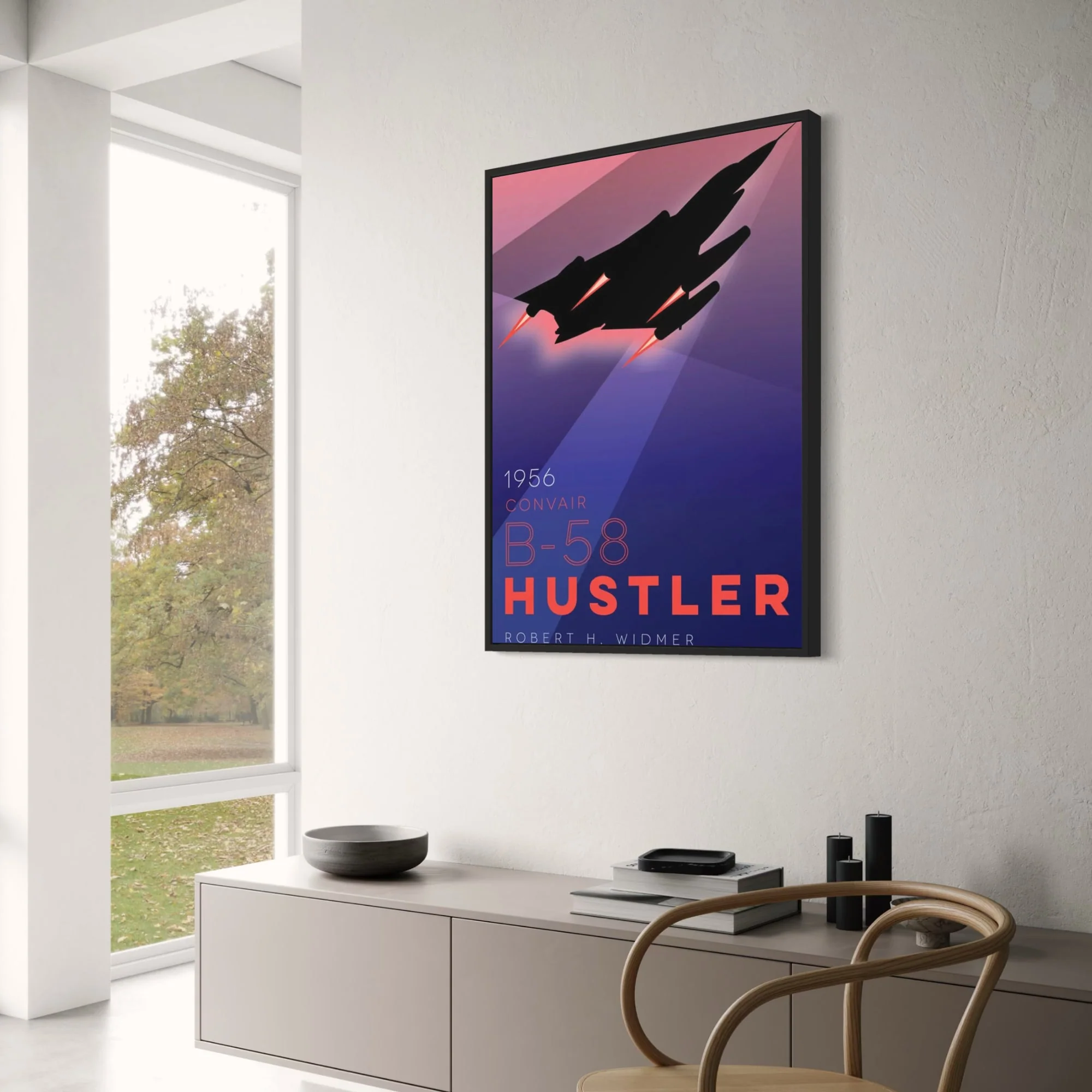 1956 Convair B-58 Hustler | Retro Aviation | Bold Colors - Image 3