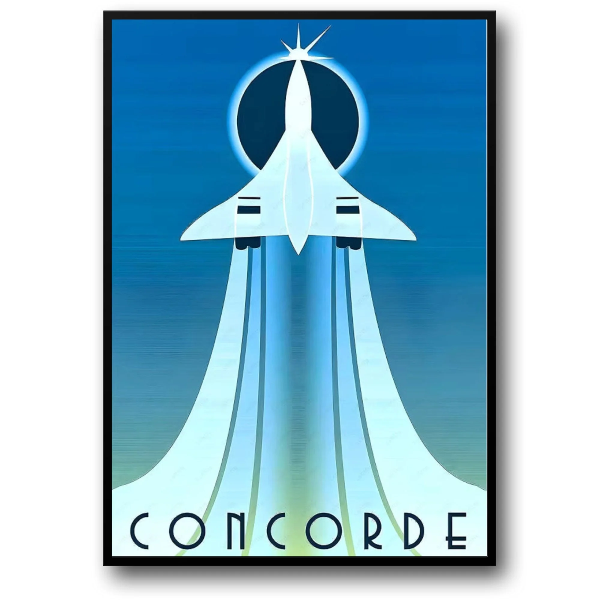 Concorde Jet | Vintage Aviation | Retro Futuristic