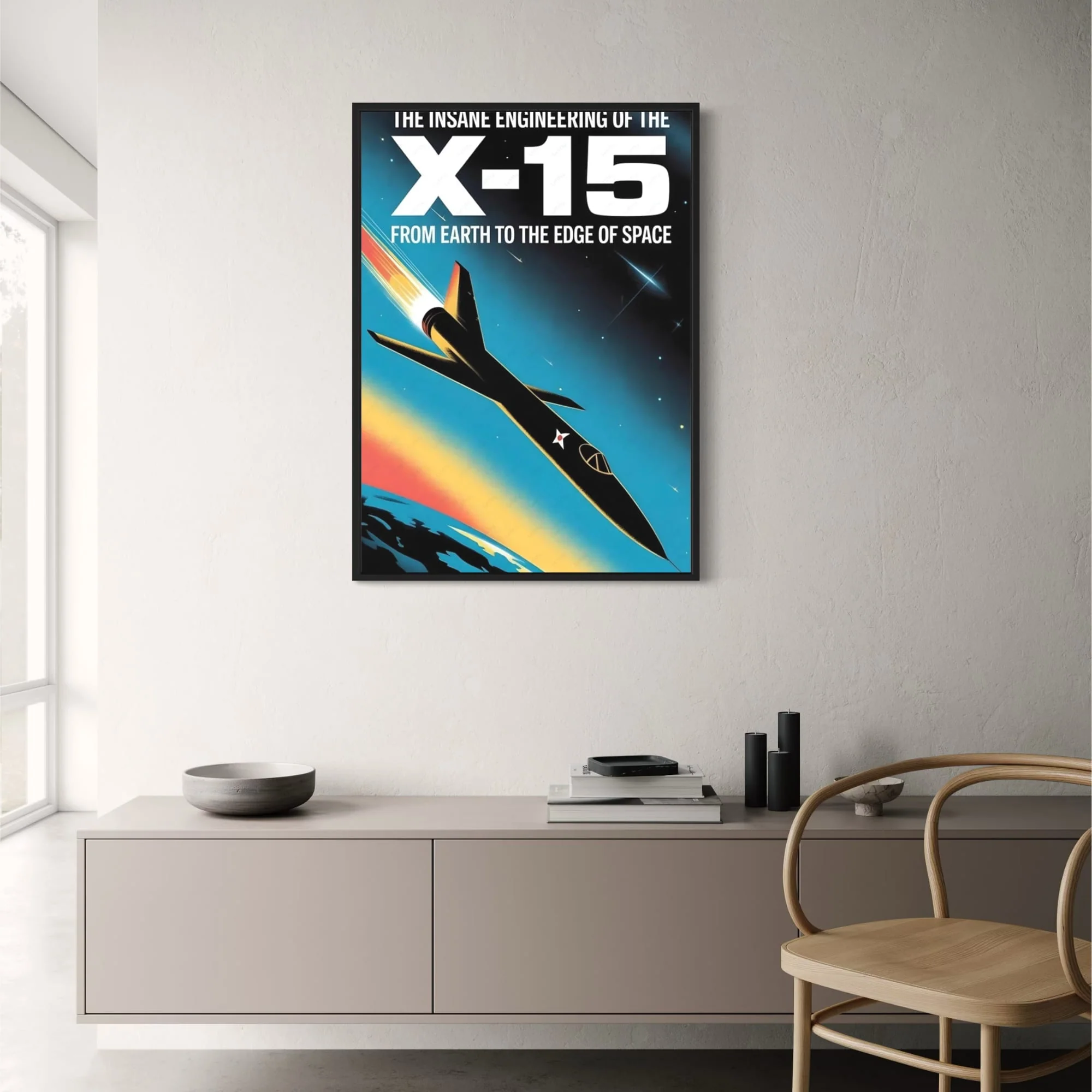 Vintage X-15 Rocket | Retro Space Exploration - Image 2