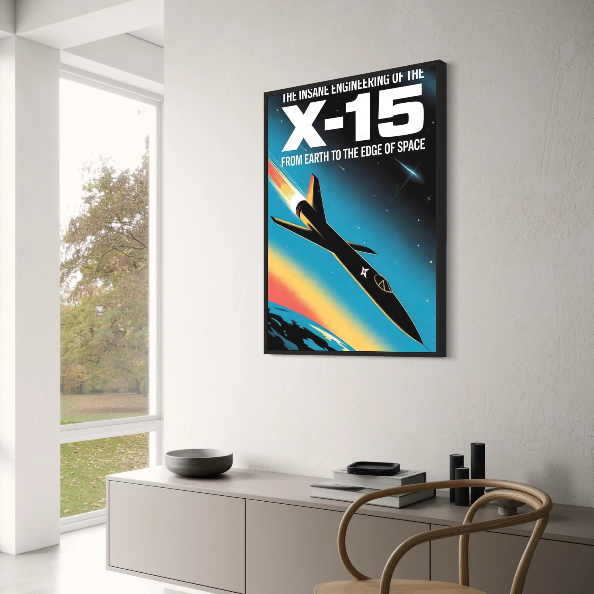 Vintage X-15 Rocket | Retro Space Exploration - Image 3