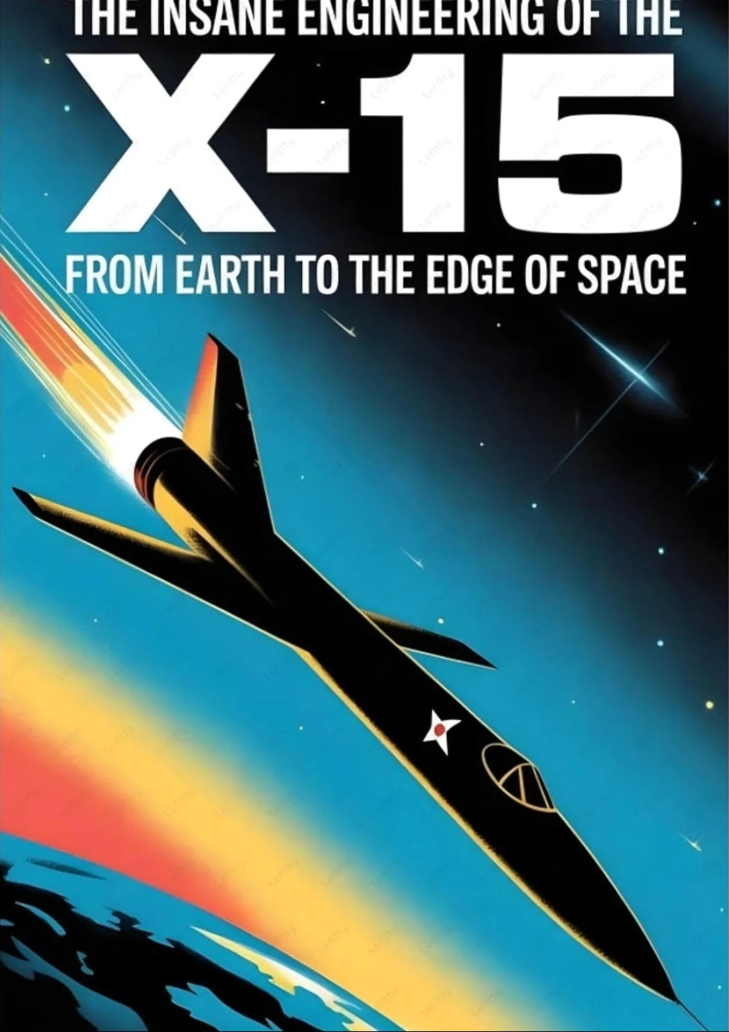 Vintage X-15 Rocket | Retro Space Exploration - Image 4