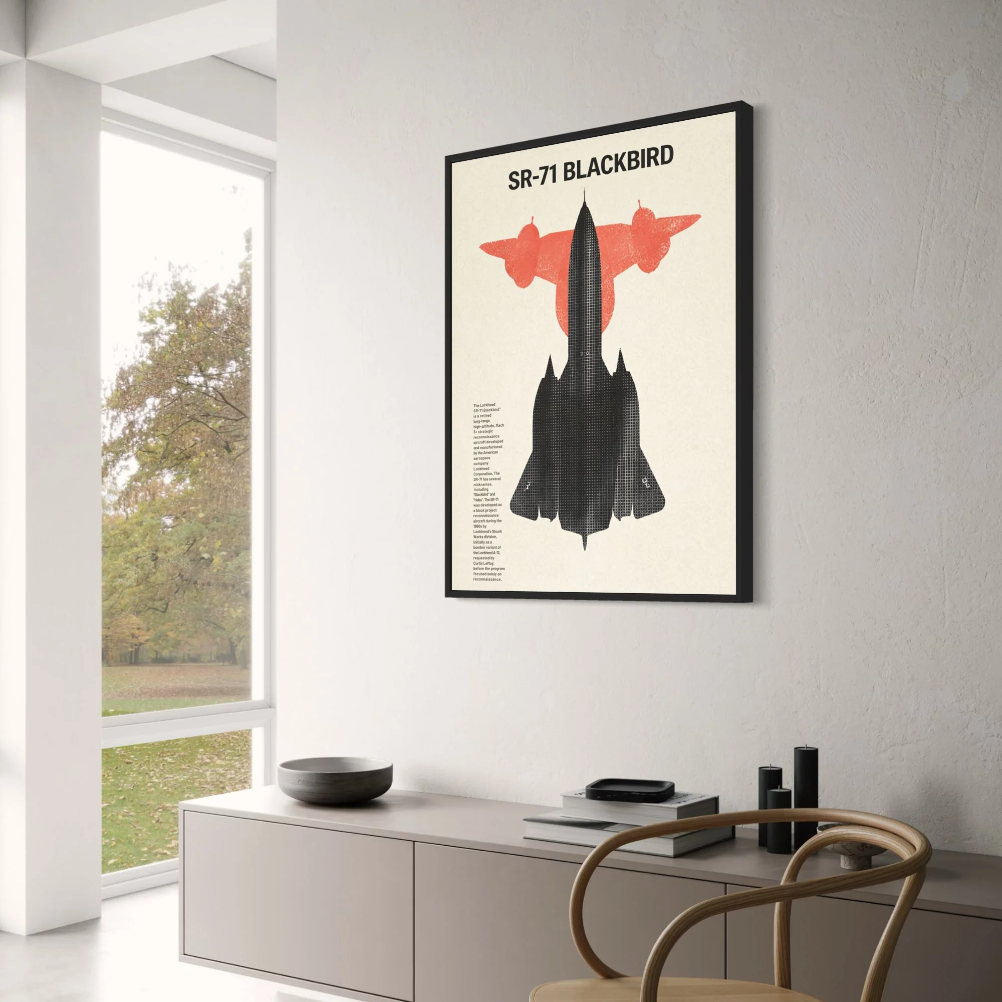 Lockheed SR-71 Blackbird | Retro Aviation Art - Image 3