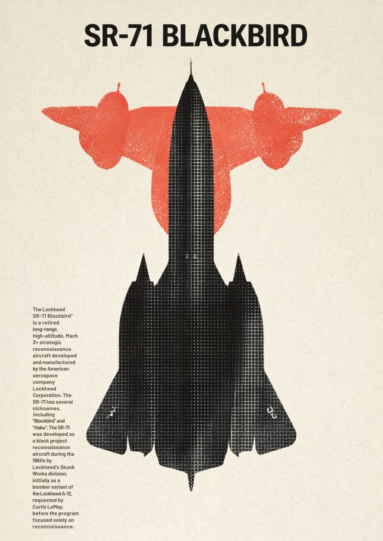 Lockheed SR-71 Blackbird | Retro Aviation Art - Image 4