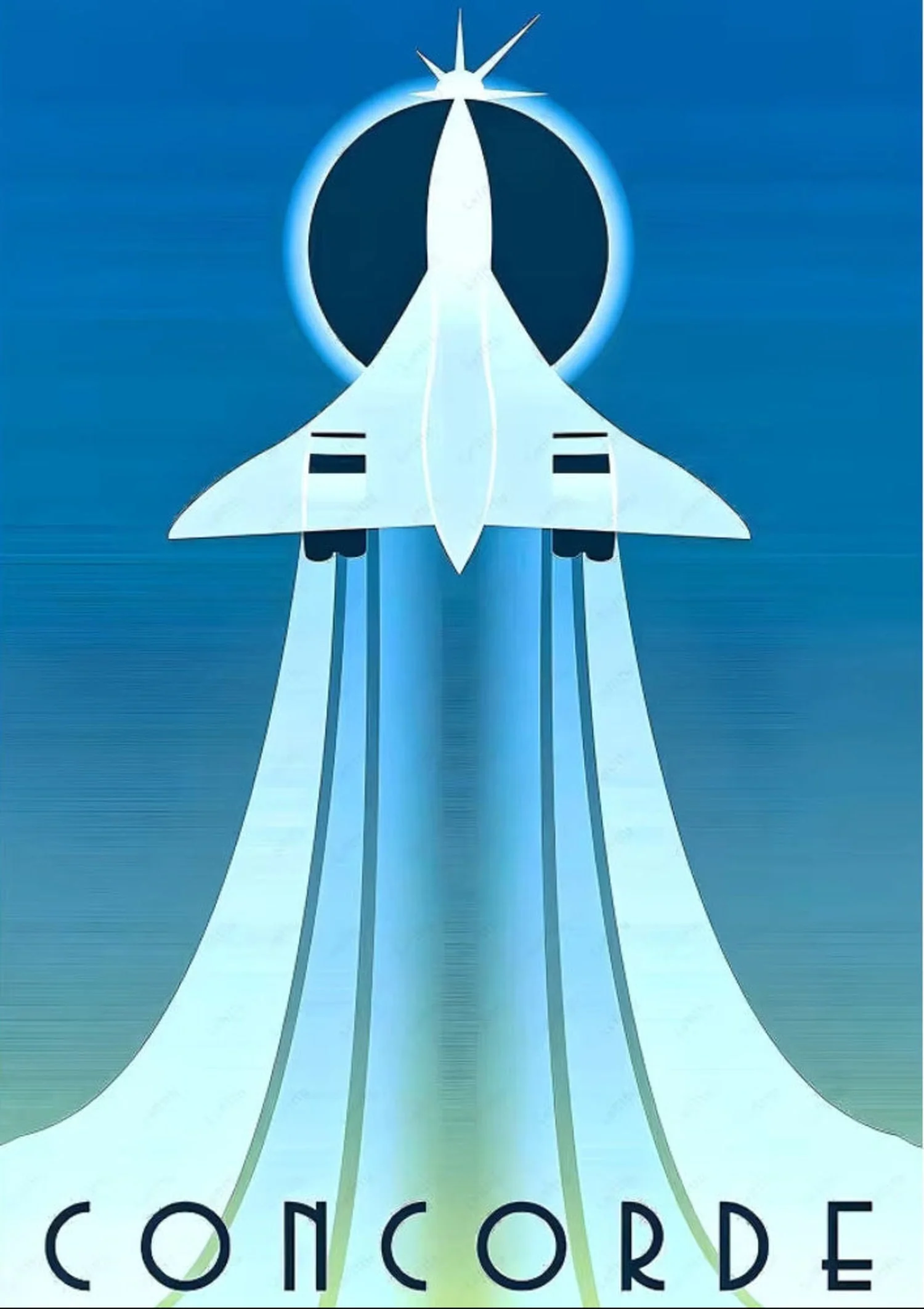 Concorde Jet | Vintage Aviation | Retro Futuristic - Image 4