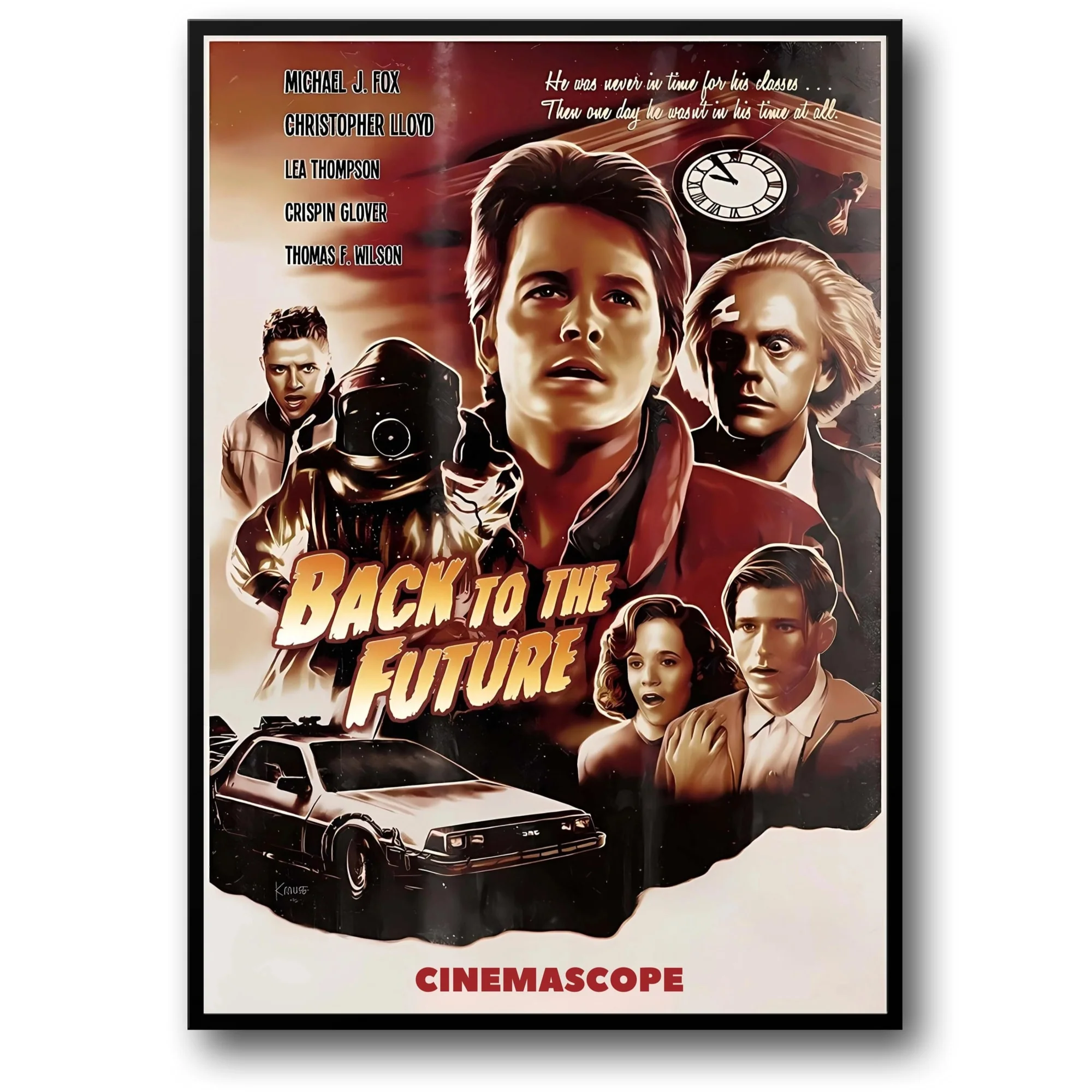 Back to the Future | Retro Movie Poster