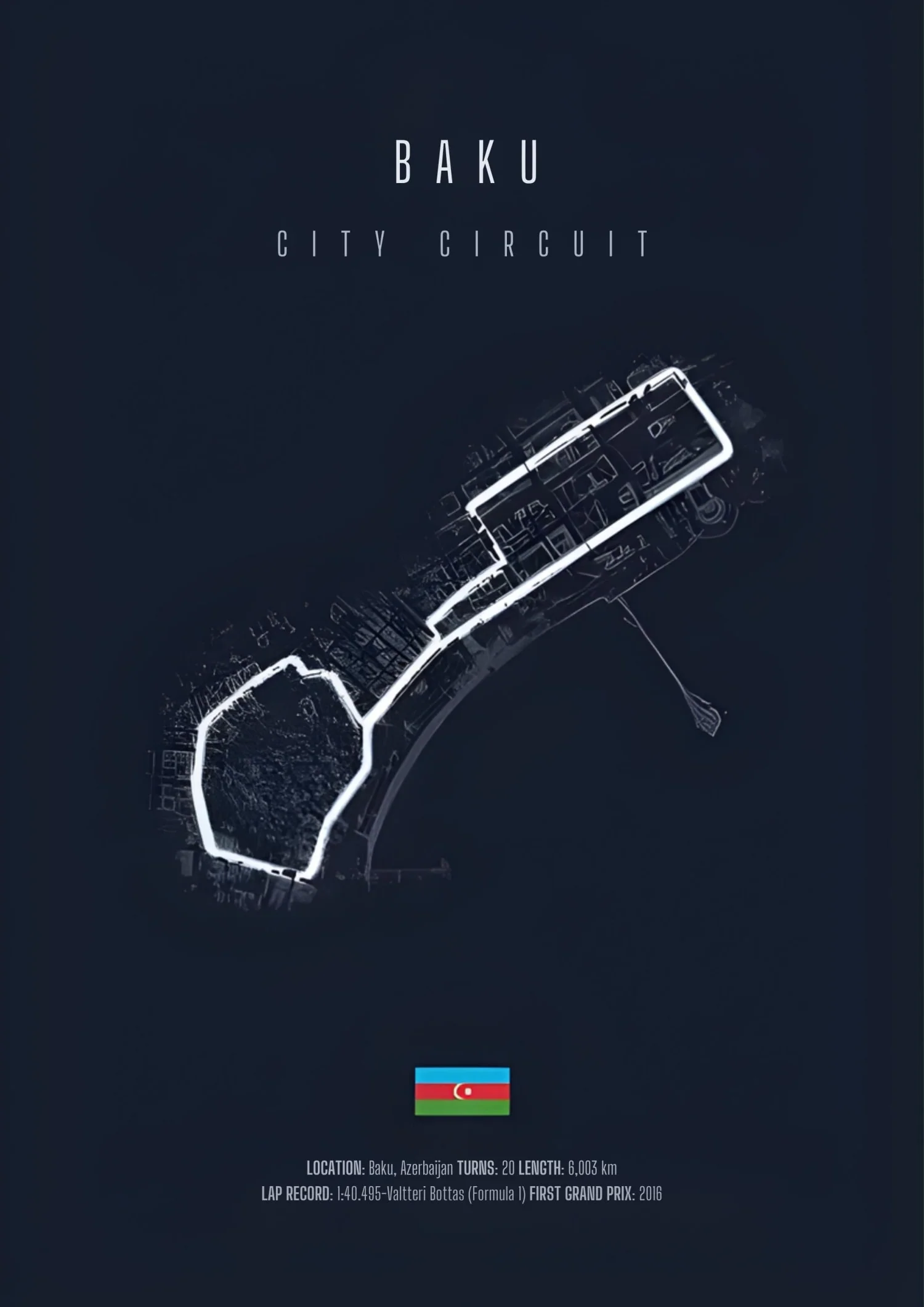 Baku F1 Circuit | Track Layout - Image 4