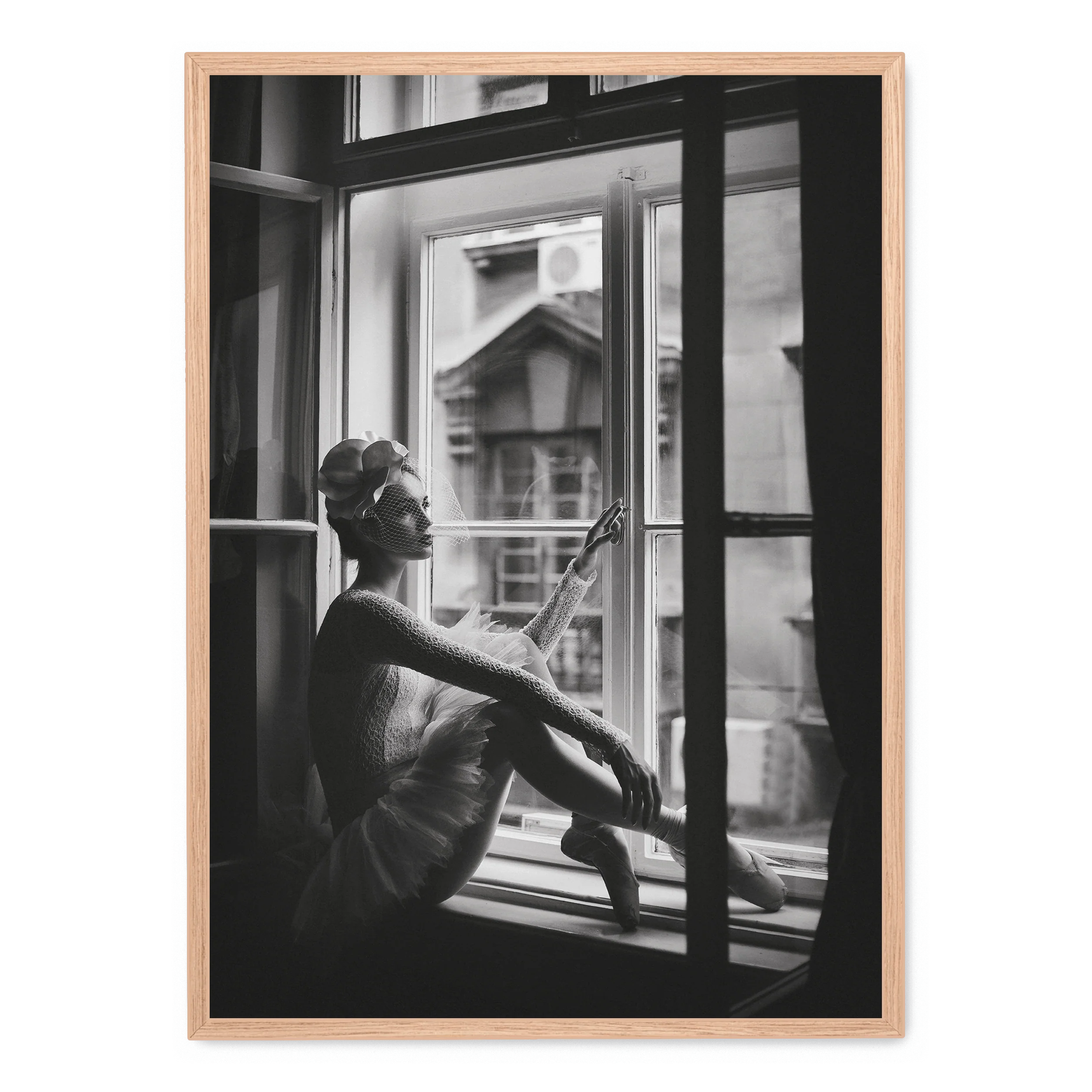 Ballet Dancer | Elegant Window Scene - Image 3