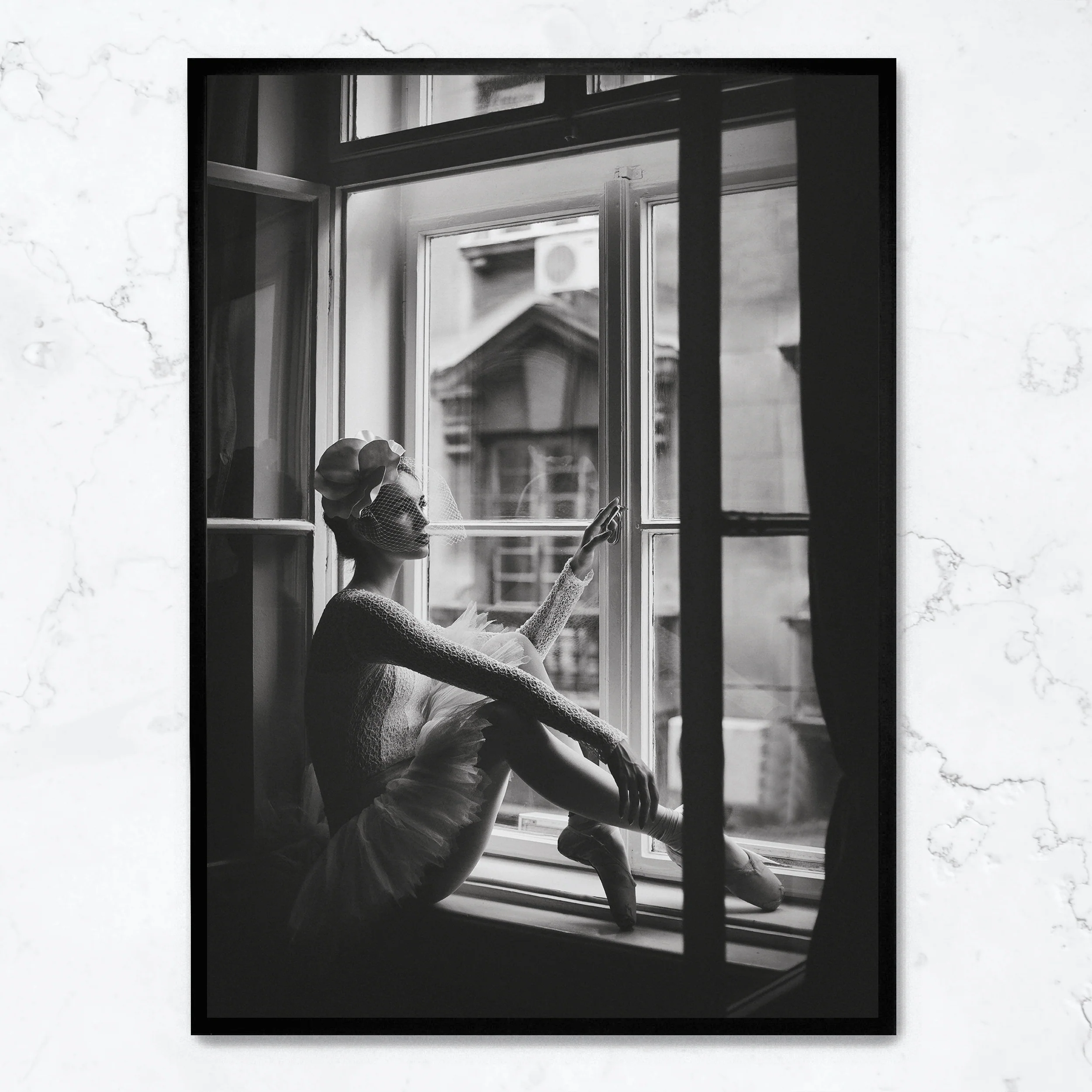 Ballet Dancer | Elegant Window Scene - Image 4