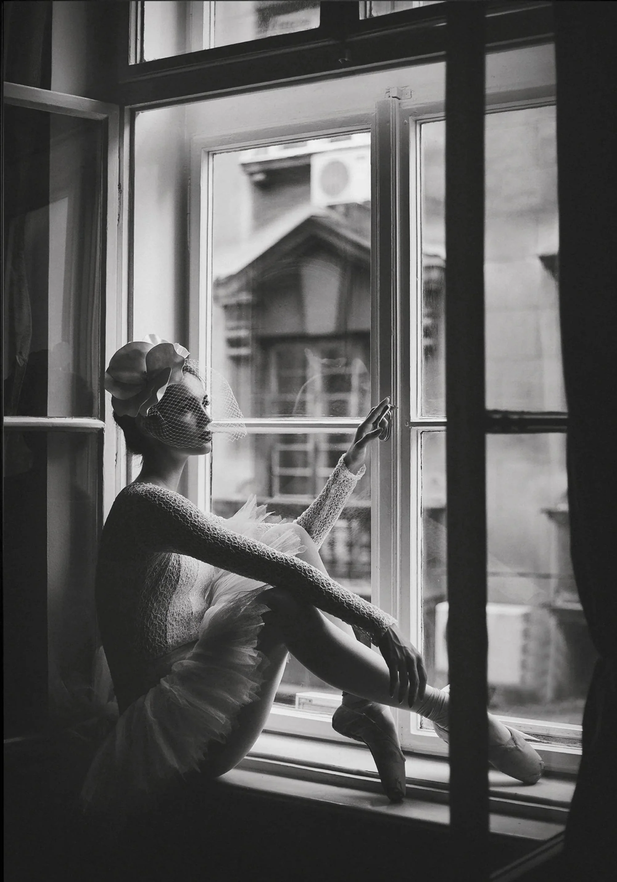 Ballet Dancer | Elegant Window Scene - Image 5