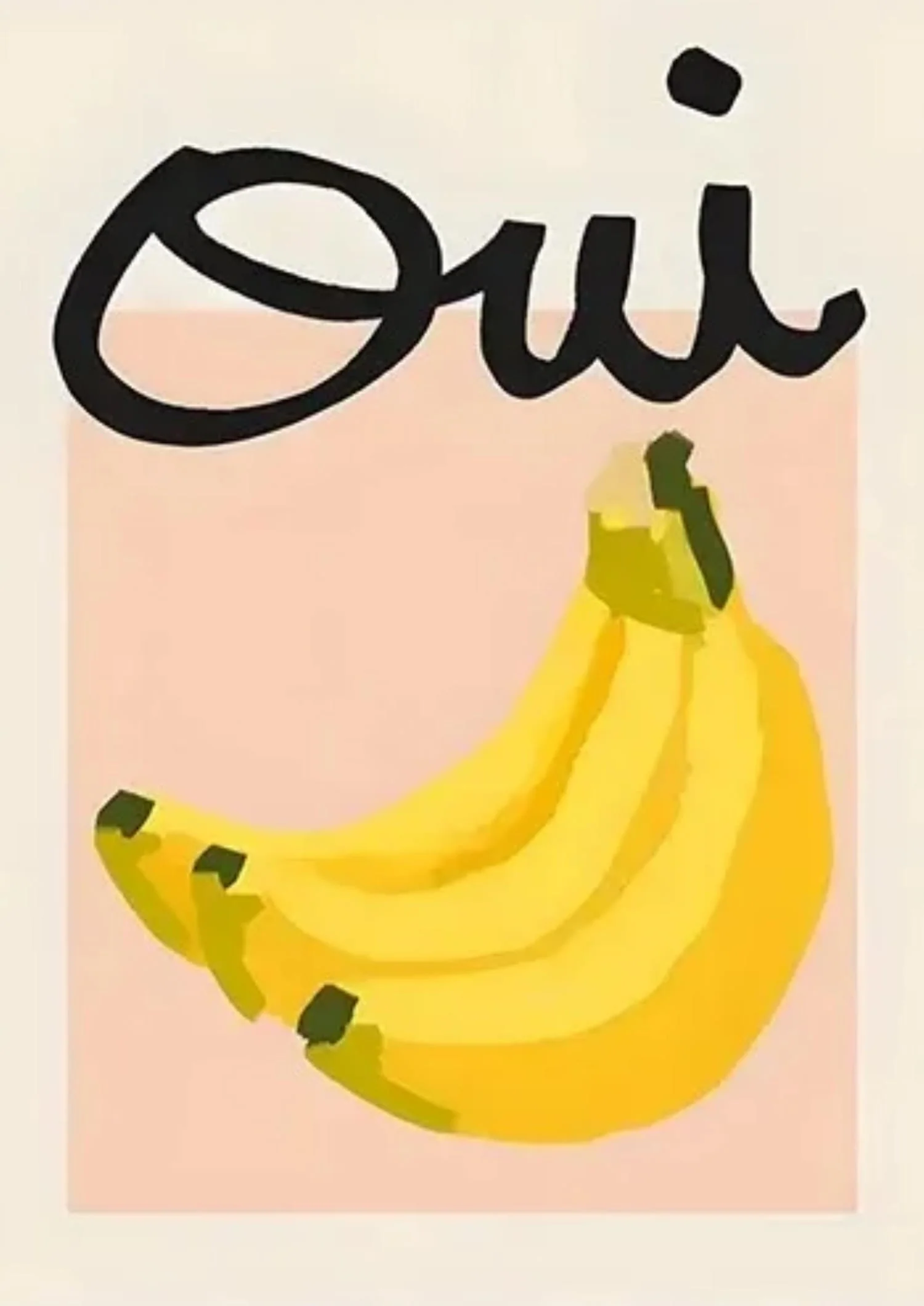 Tropical Delight | Oui to Bananas | Vibrant Fruit Art - Image 4