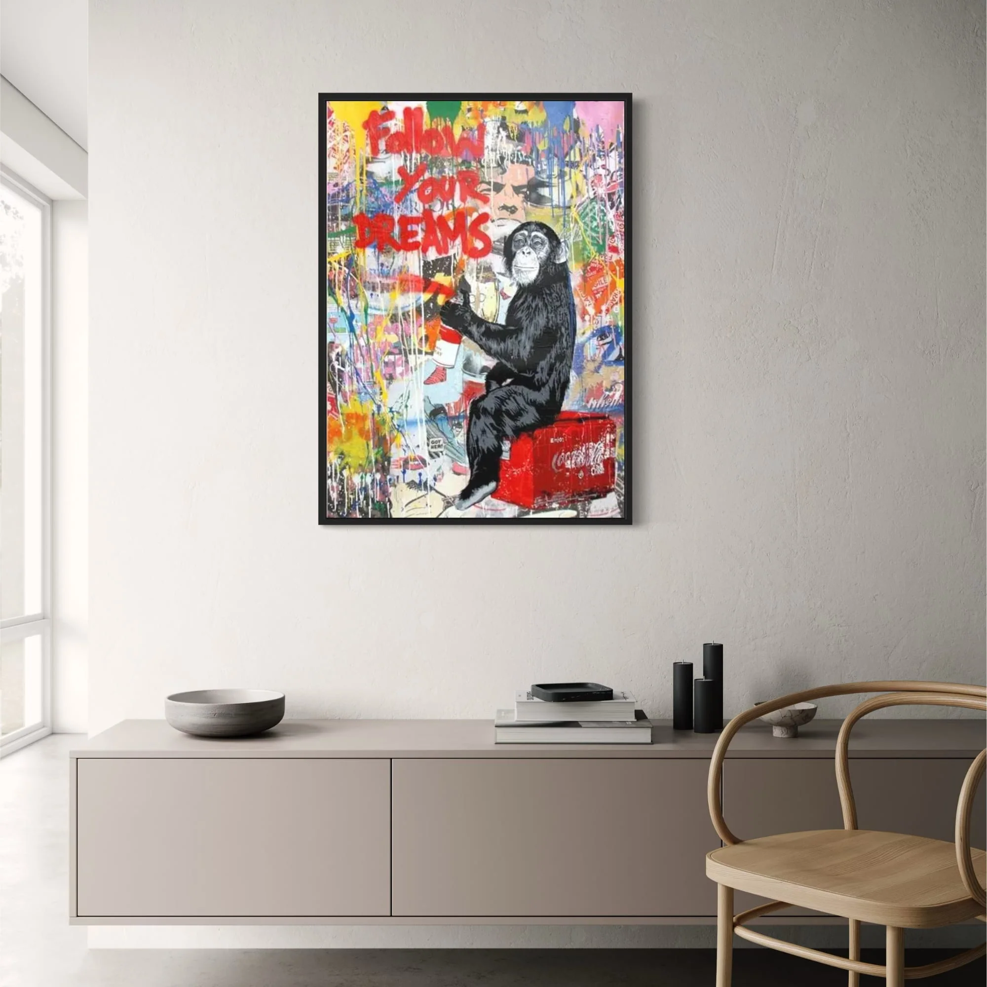 Follow Your Dream | Banksy Graffiti Art - Image 2