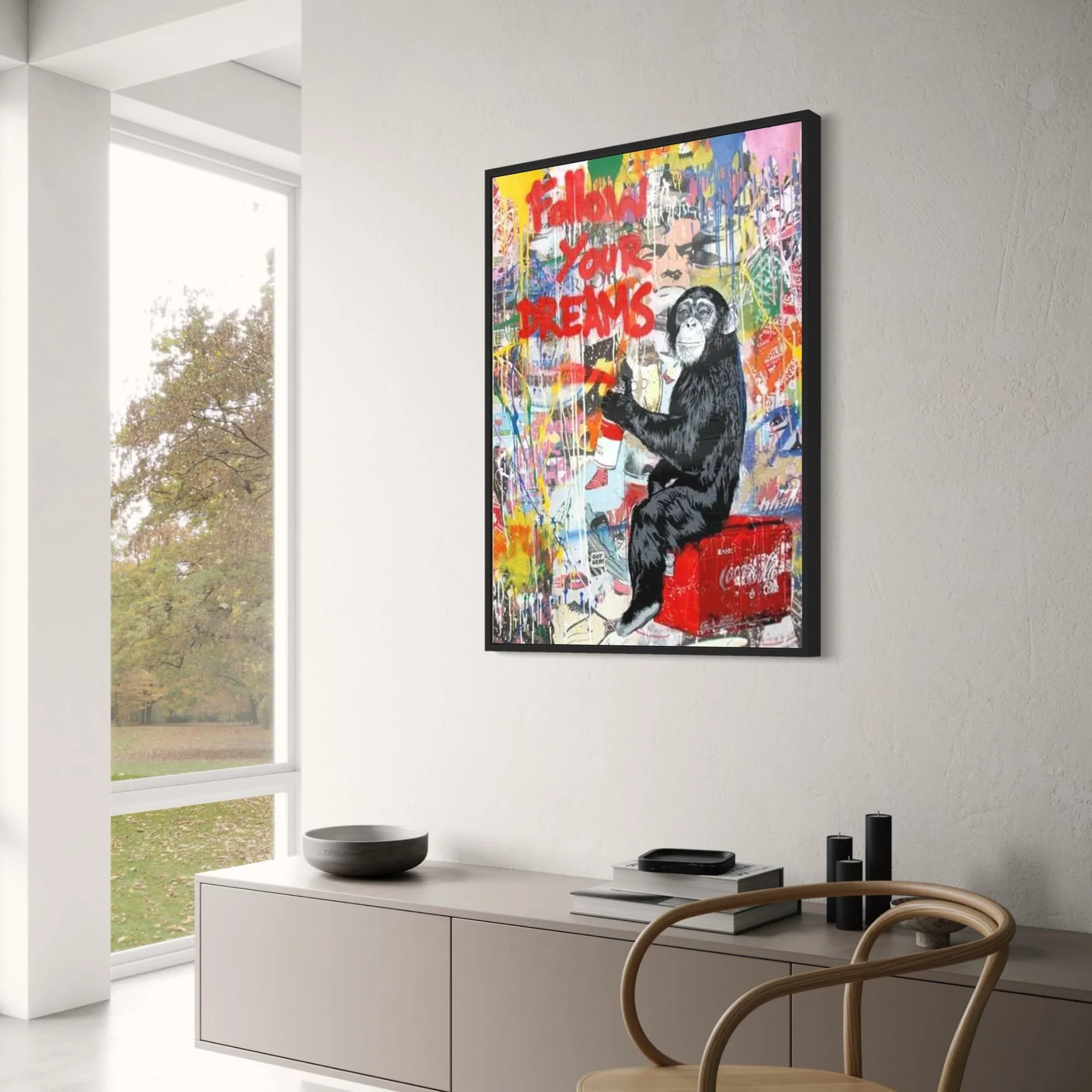 Follow Your Dream | Banksy Graffiti Art - Image 3